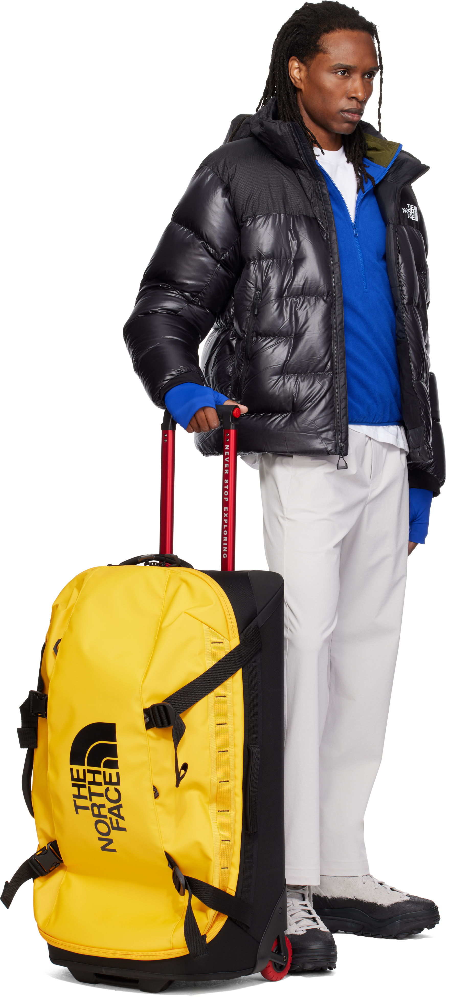 The North Face - Yellow Base Camp Rolling Thunder 28 Suitcase