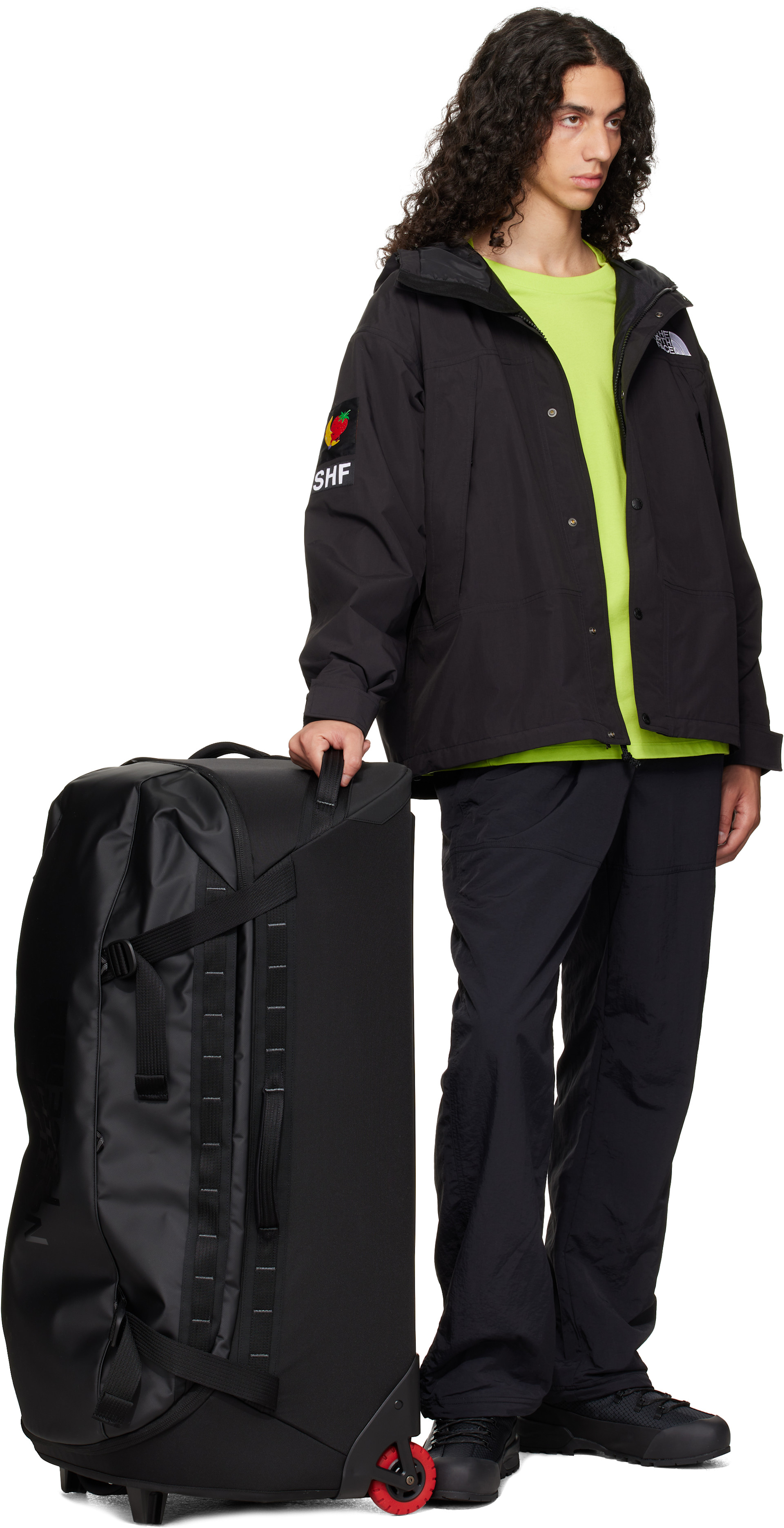 The North Face - Black Base Camp Rolling Thunder 36 Suitcase