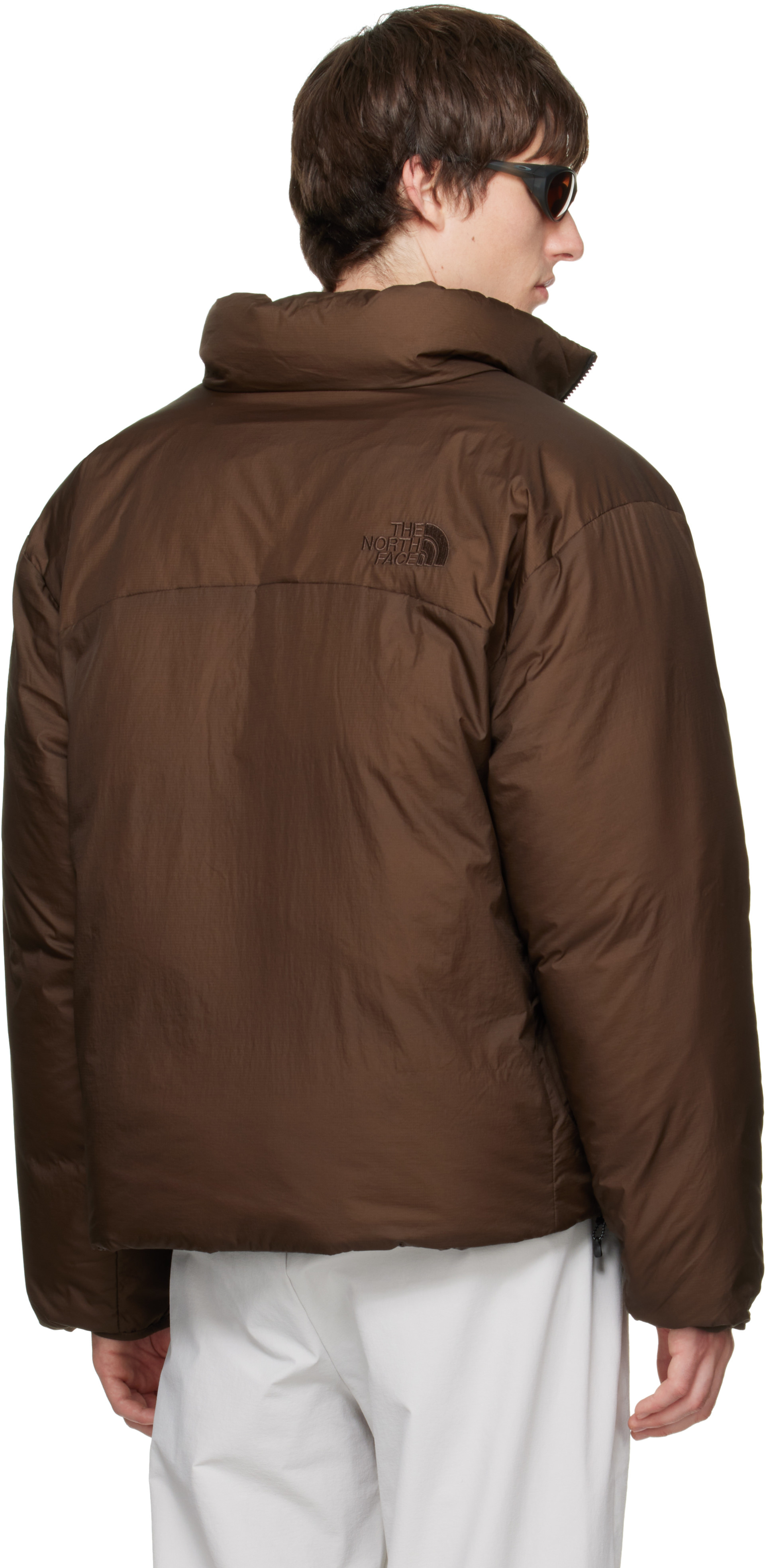 The North Face - Brown Pertex Nuptse Reversible Down Jacket
