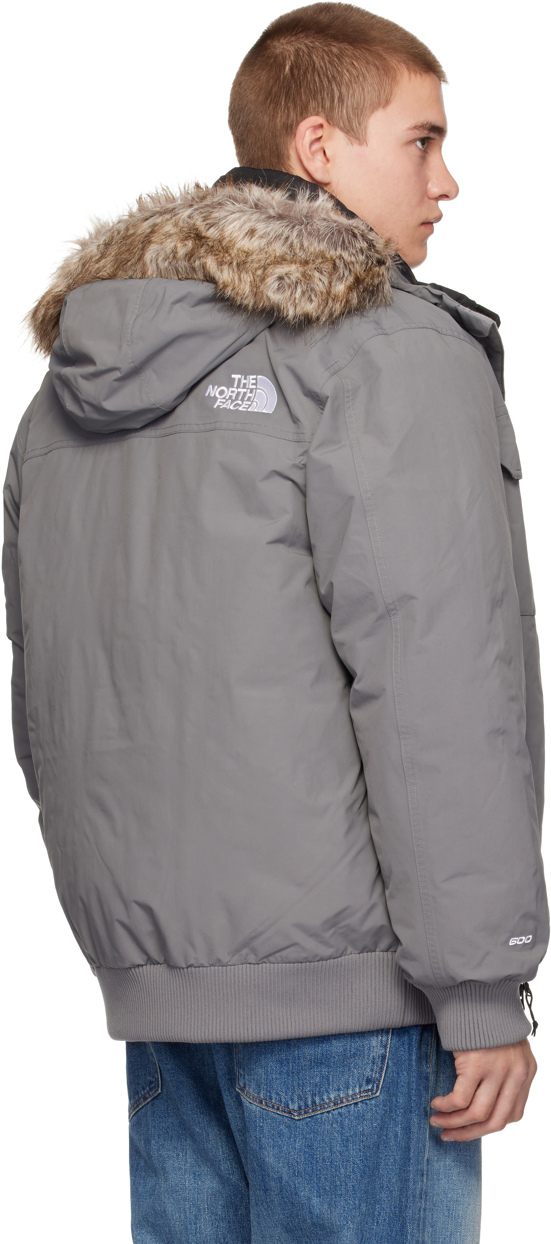 The North Face - Gray McMurdo Down Bomber Jacket