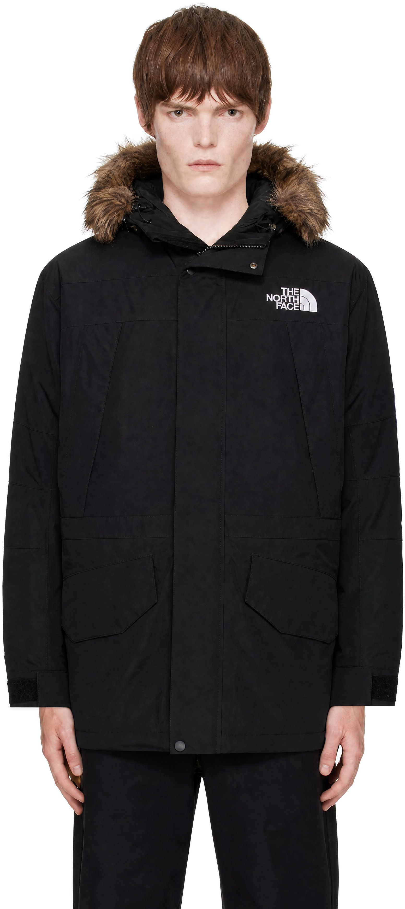 The North Face: Black McMurdo 2L GTX Down Parka | SSENSE Canada