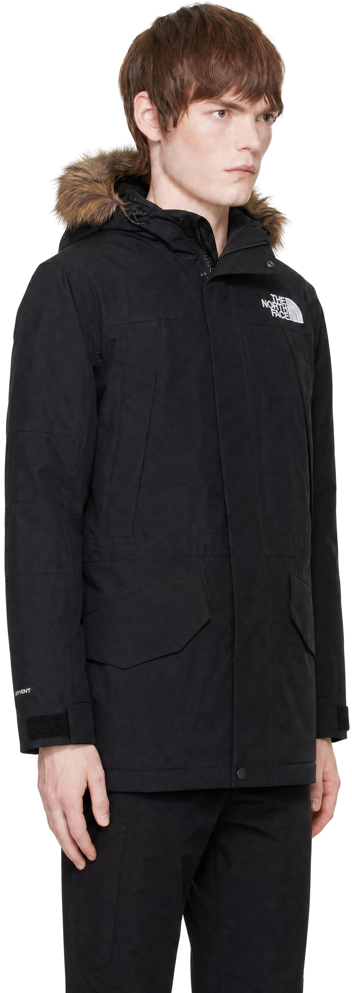 The North Face: Black McMurdo 2L GTX Down Parka | SSENSE Canada