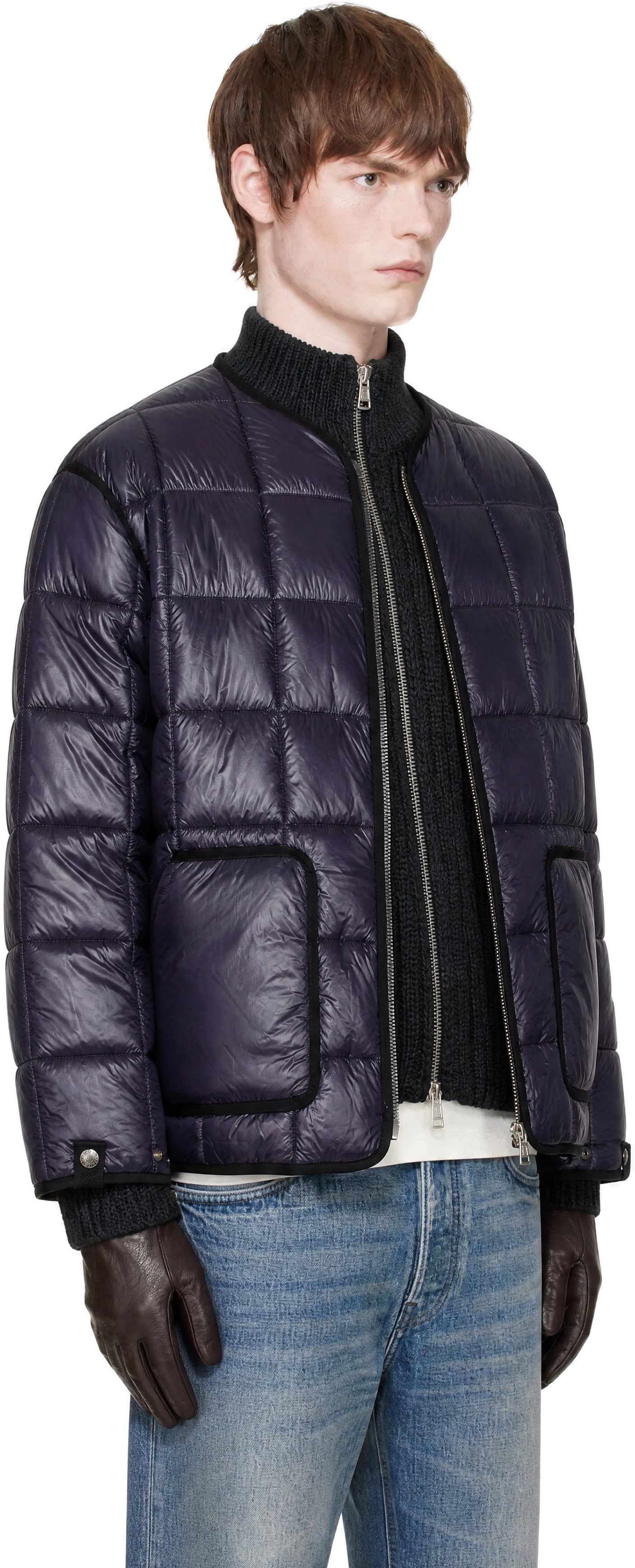 The North Face - Navy 'TNF Red Box' Liner Jacket