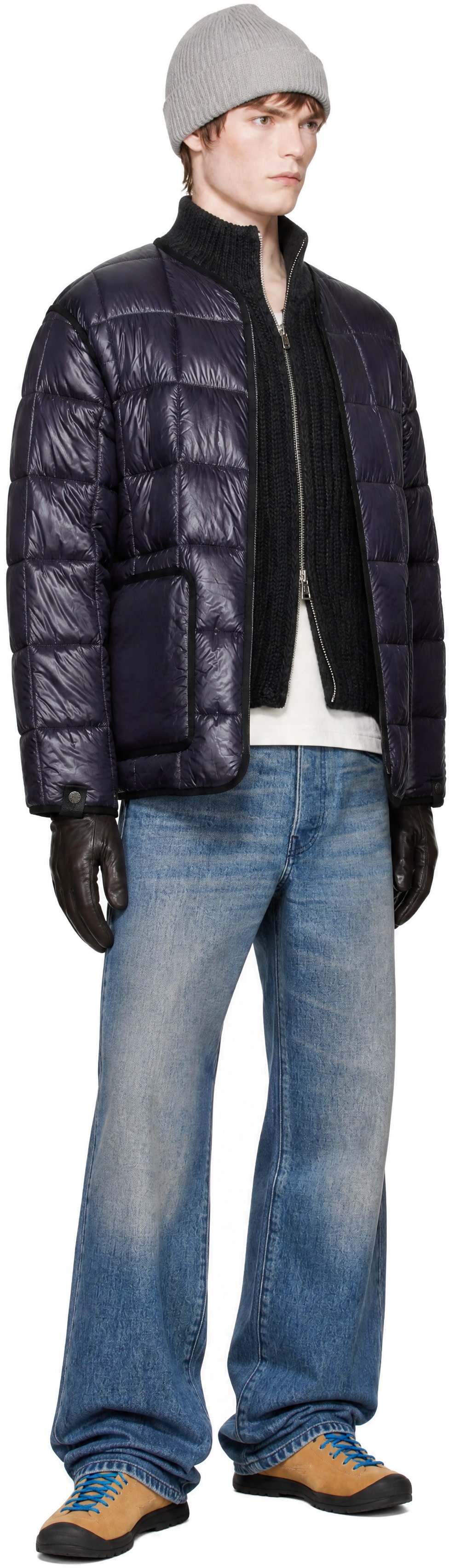 The North Face - Navy 'TNF Red Box' Liner Jacket