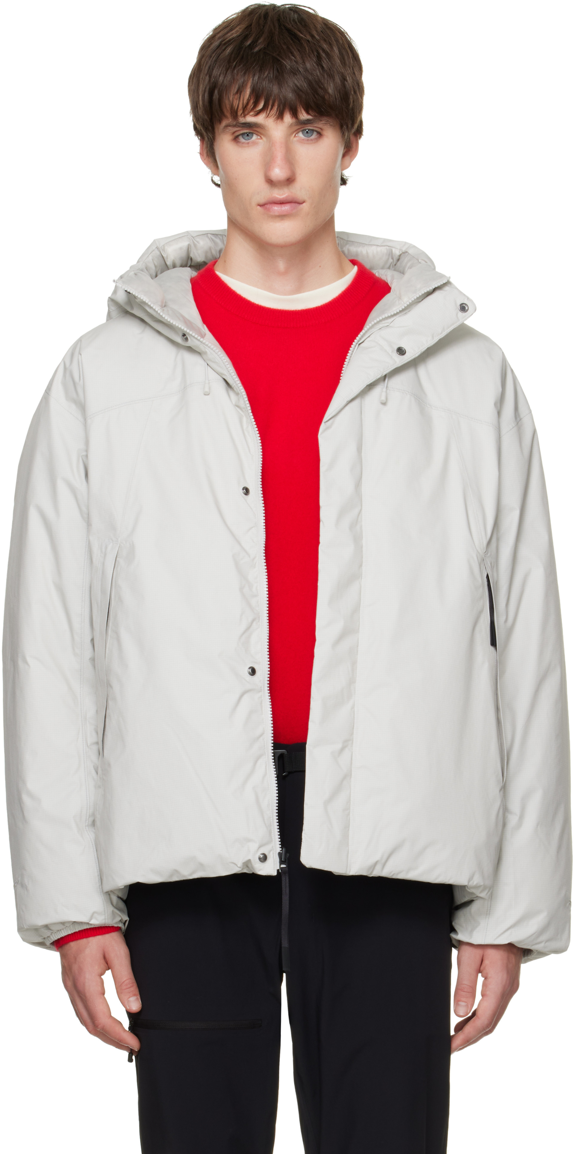The North Face - Gray Black Box DRYVENT Reversible Down Jacket