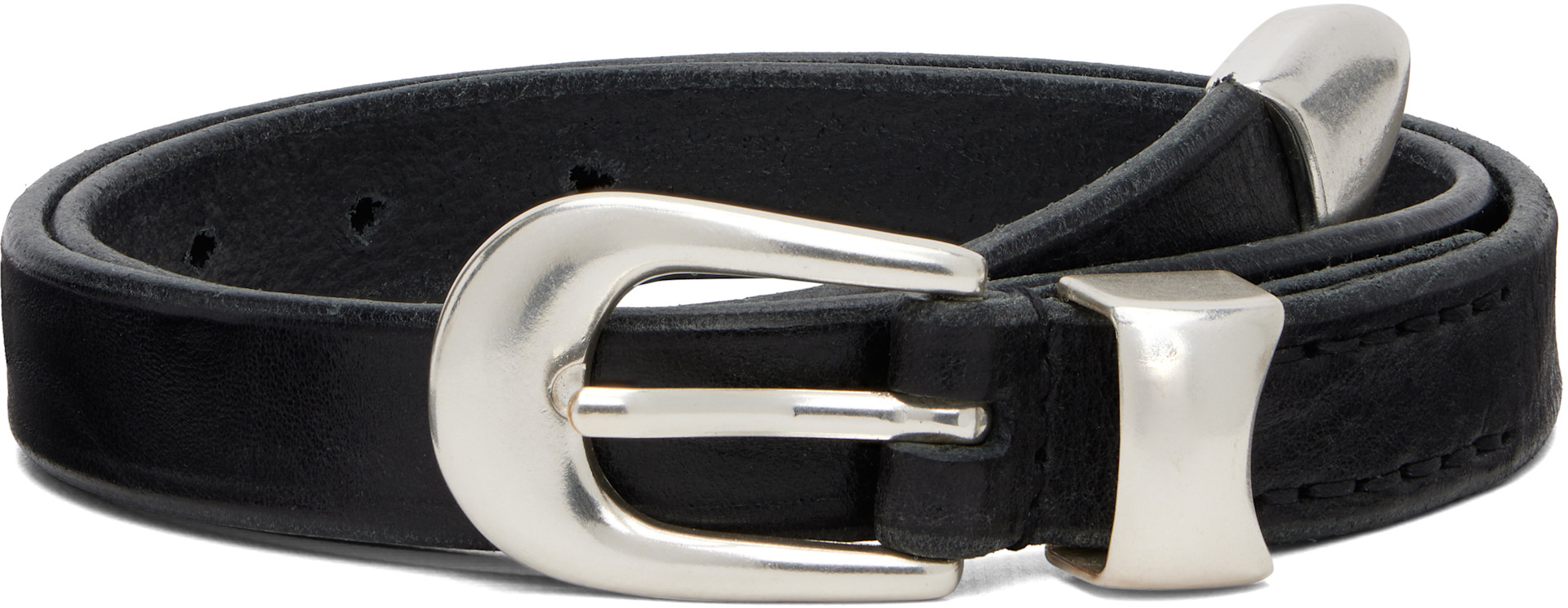 OUR LEGACY: Black 2cm Belt | SSENSE