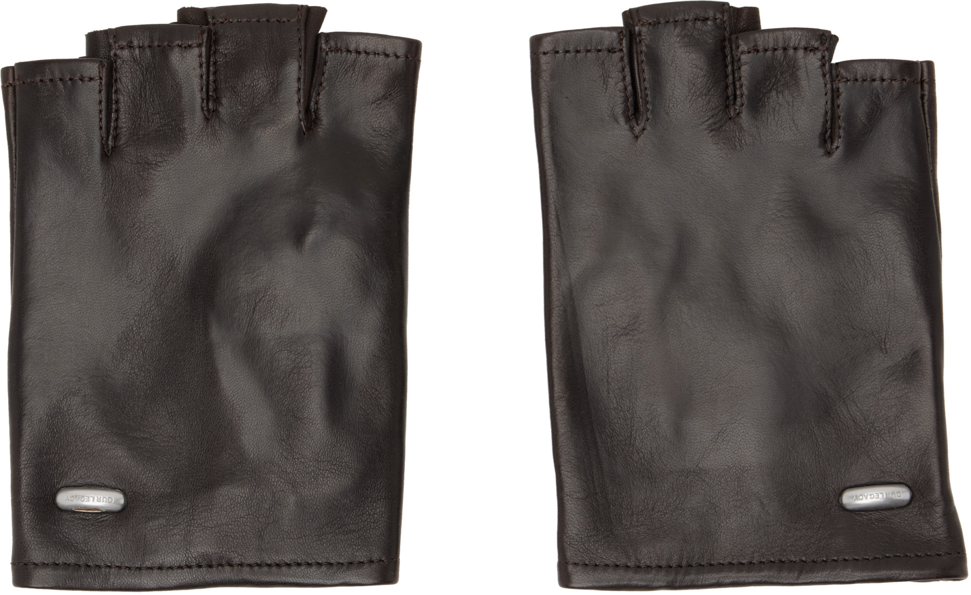 OUR LEGACY: Brown Biker Gloves | SSENSE