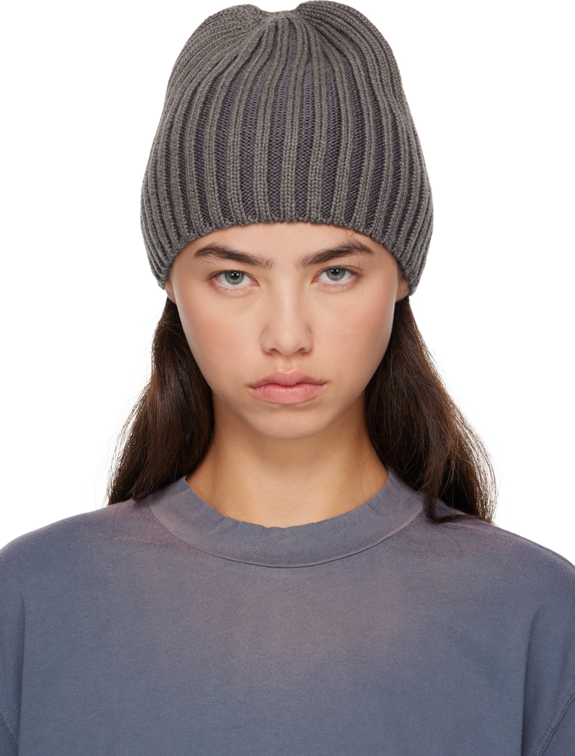 OUR LEGACY - Bonnet Boston gris