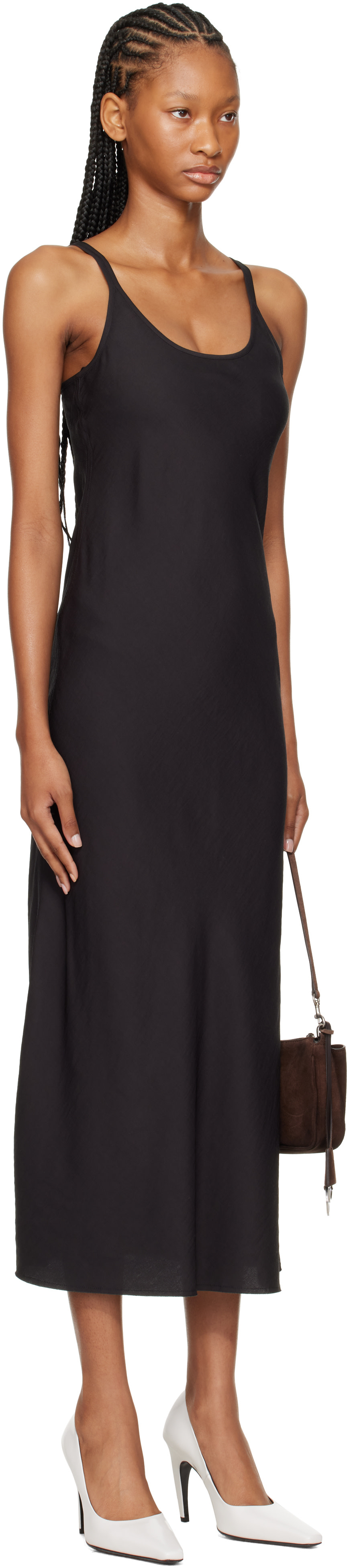 OUR LEGACY - Robe longue Glide noire