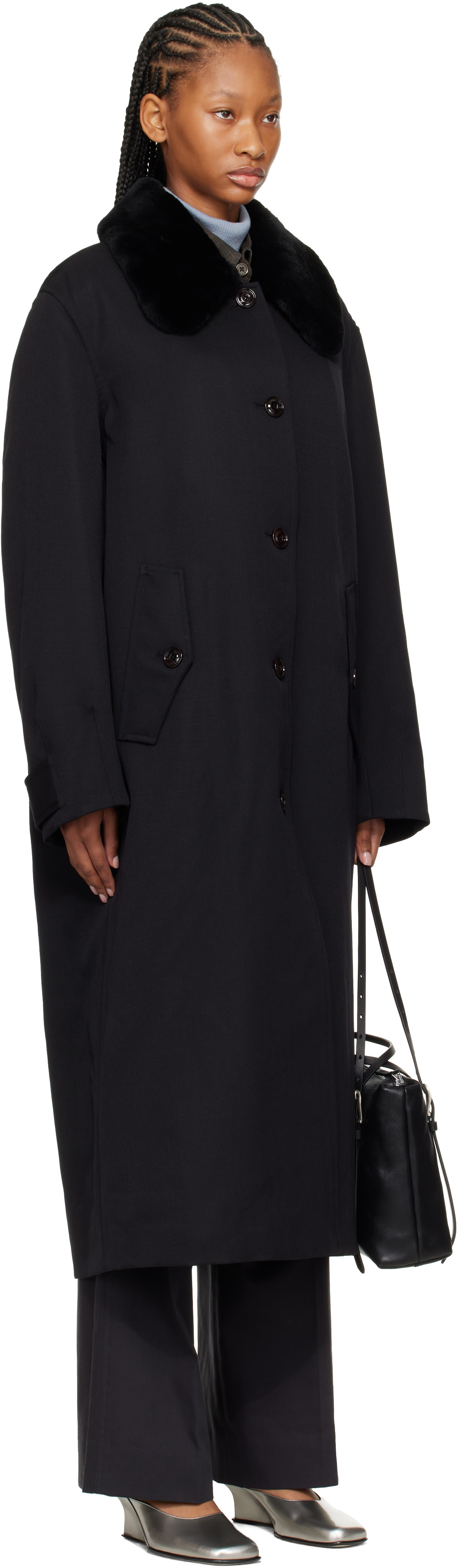 OUR LEGACY: Black Tundra Coat | SSENSE