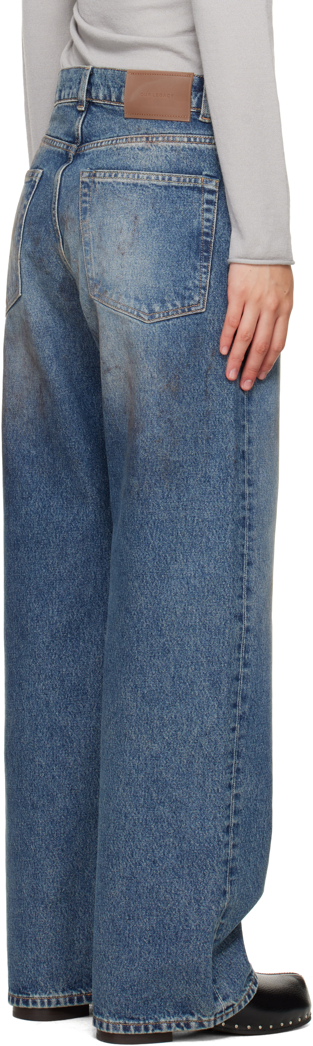 OUR LEGACY - Jean Full Cut bleu