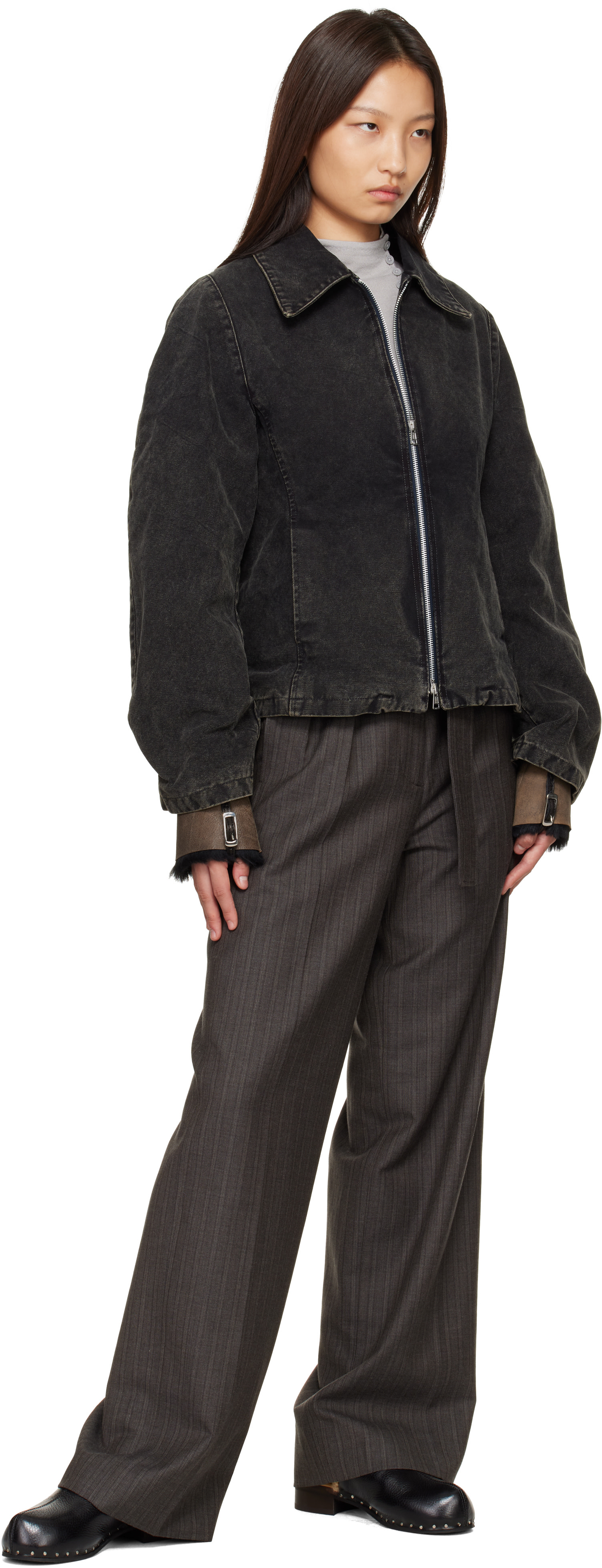 OUR LEGACY - Pantalon Soar gris