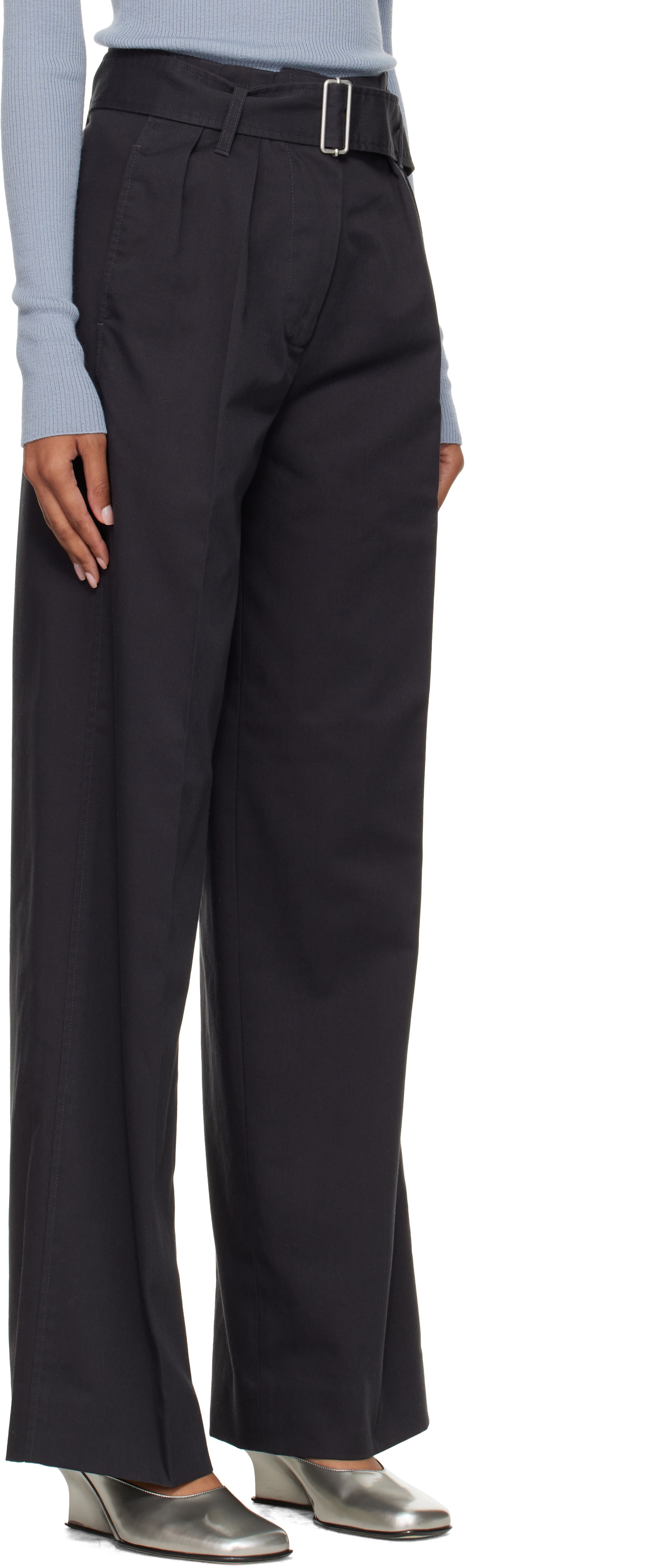 OUR LEGACY - Pantalon Soar bleu marine