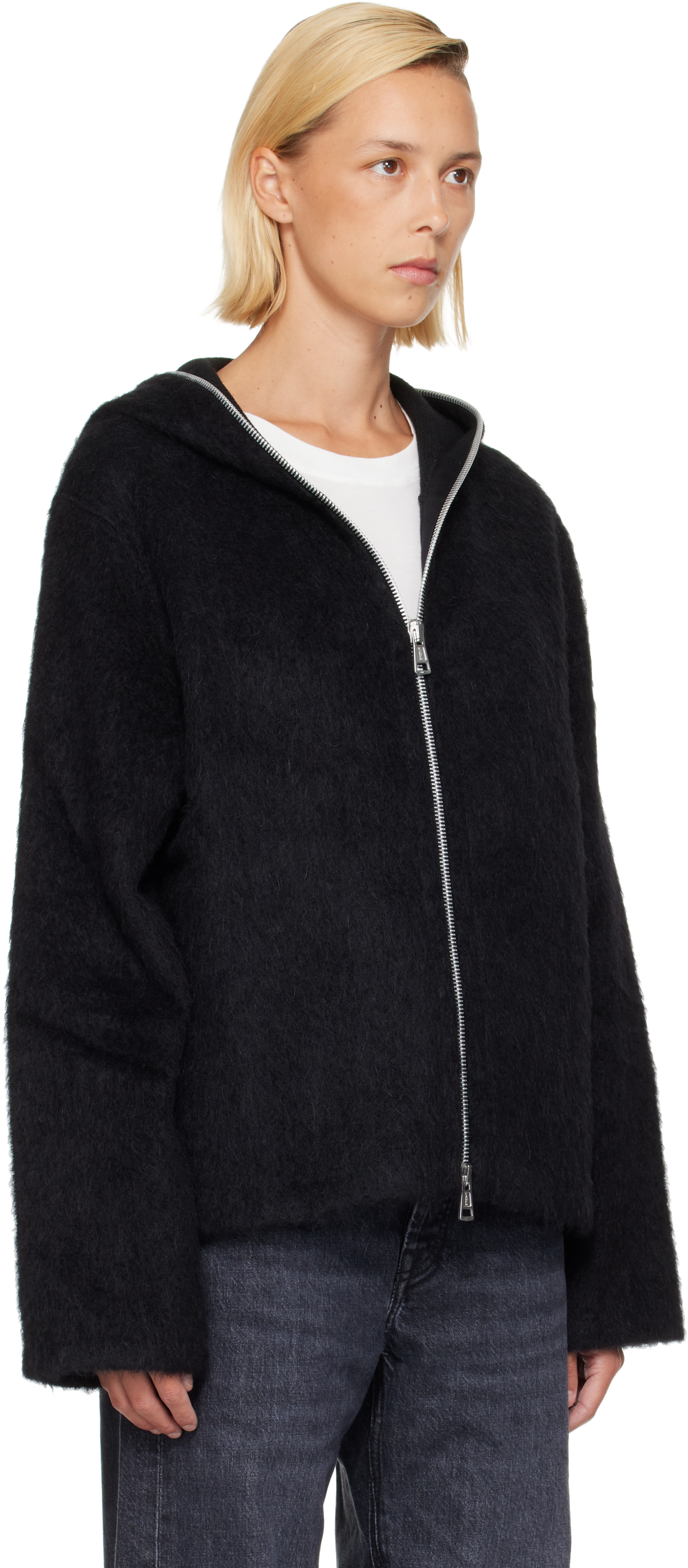OUR LEGACY: Black Full Zip Hoodie | SSENSE