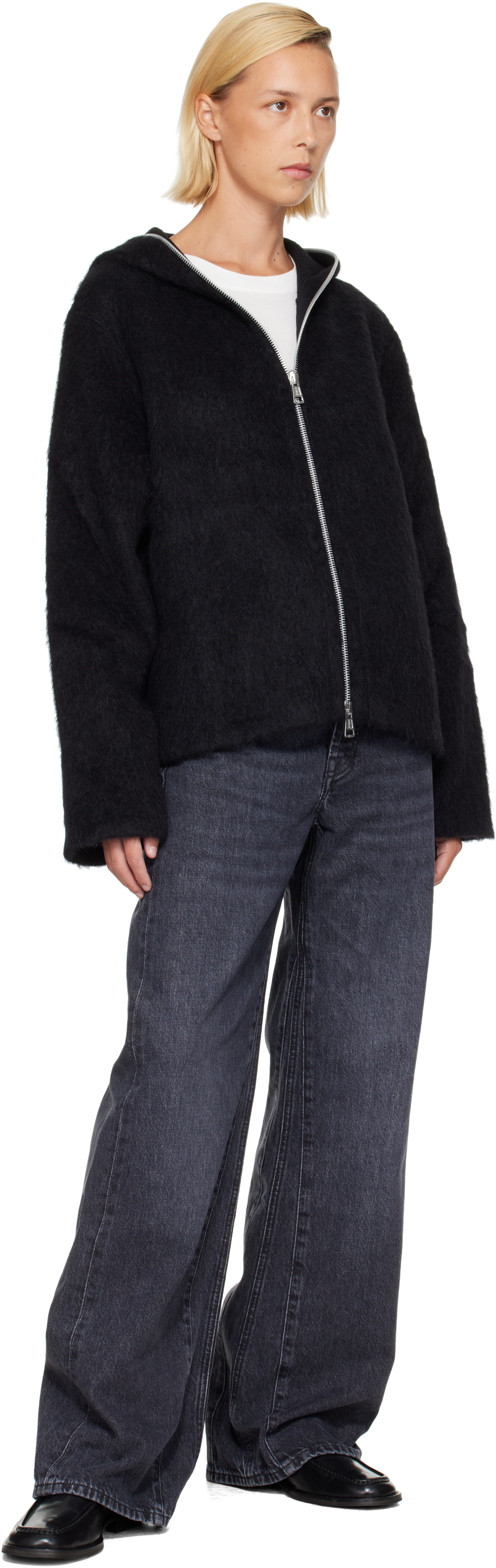 OUR LEGACY: Black Full Zip Hoodie | SSENSE