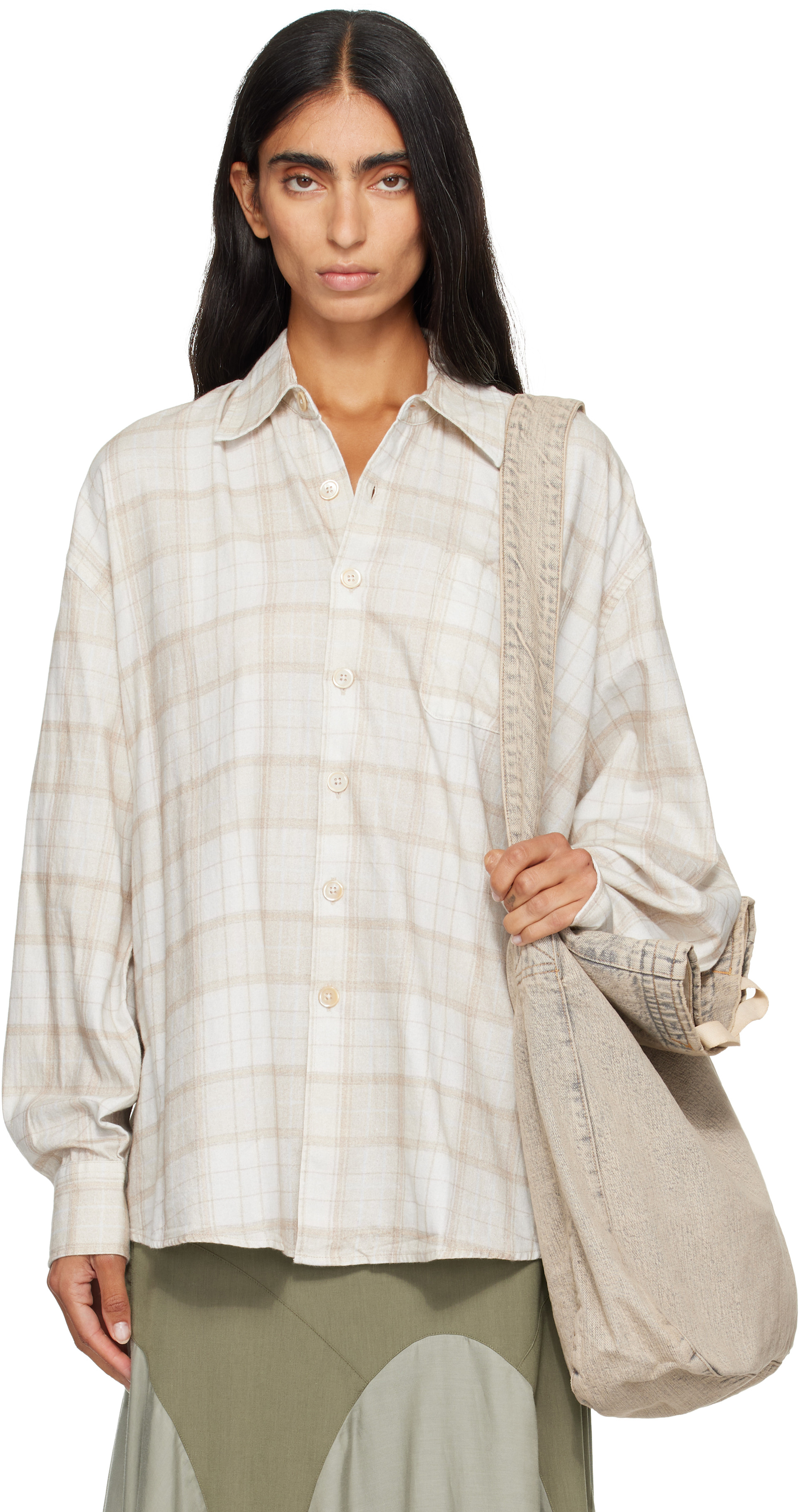 OUR LEGACY - Chemise Borrowed beige