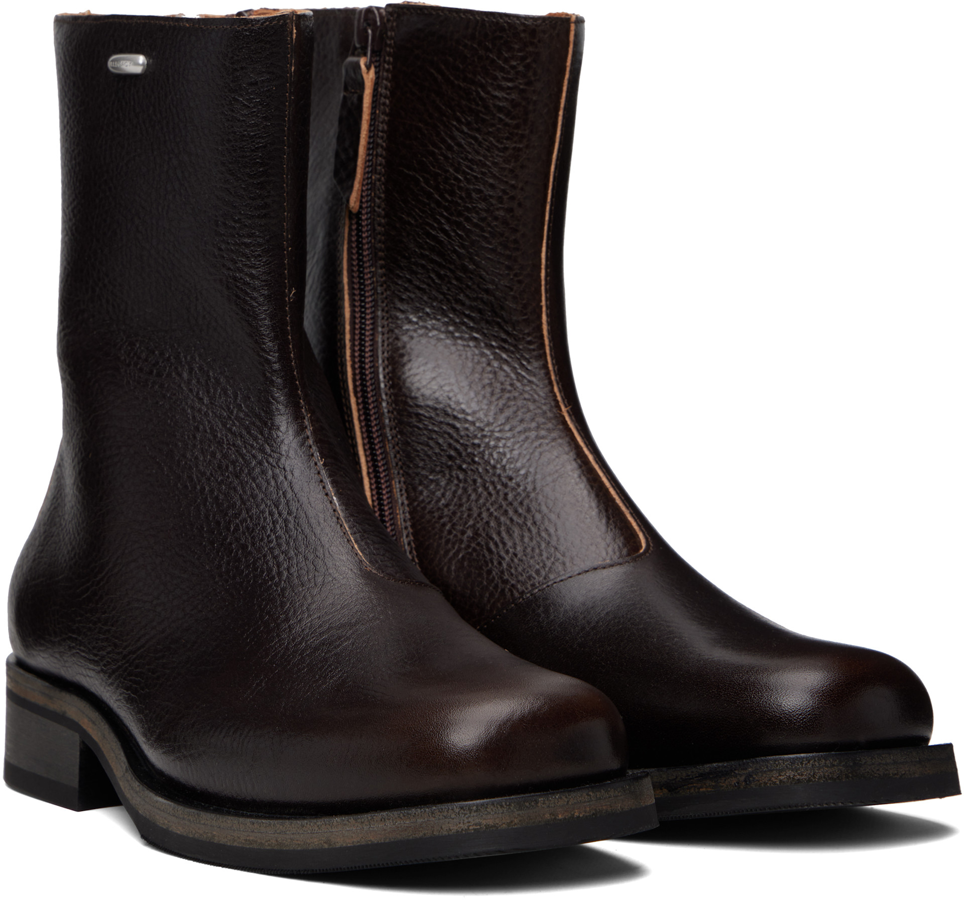 OUR LEGACY: Brown Camion Boots | SSENSE
