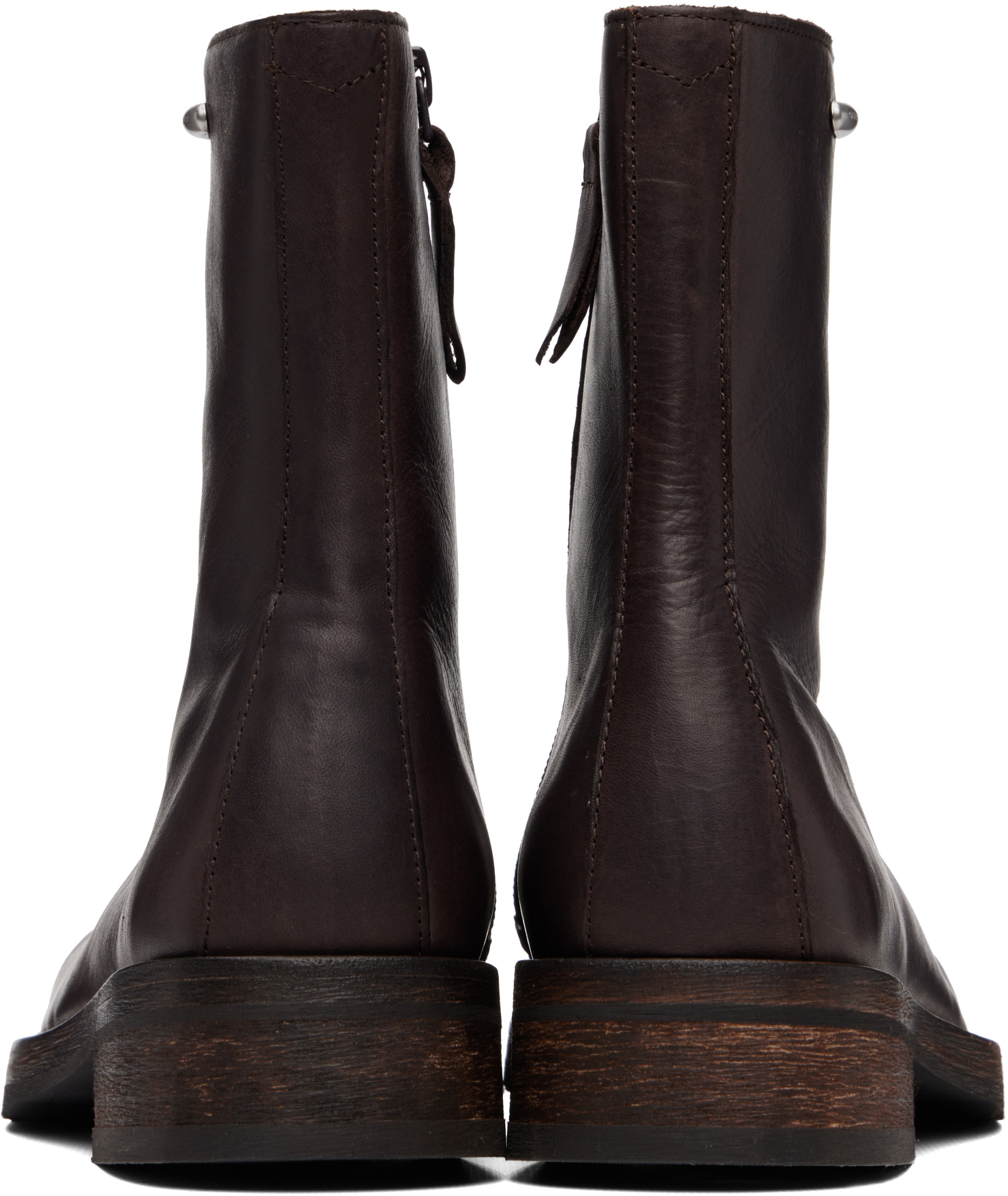 OUR LEGACY: Brown Camion Boots | SSENSE