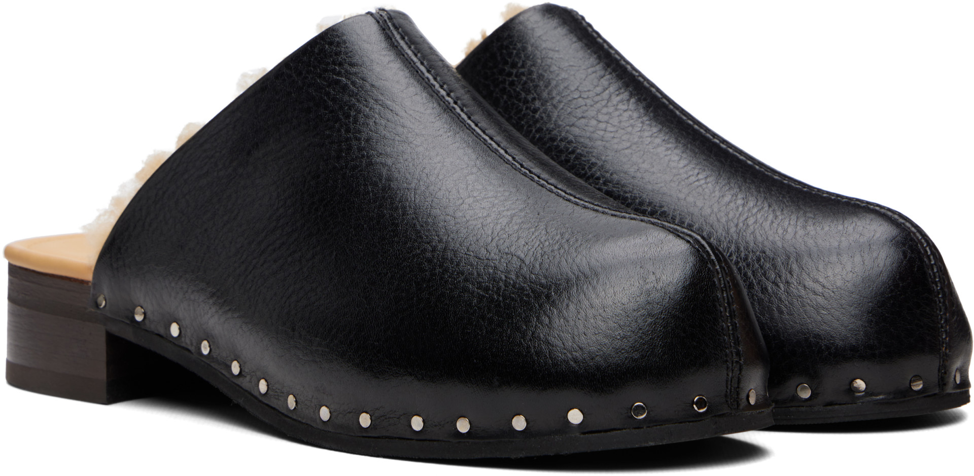 OUR LEGACY: Black Naoto Clog Loafers | SSENSE Germany