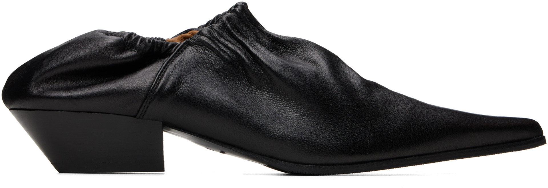 OUR LEGACY - Chaussures à talon Ranch Envelope noires