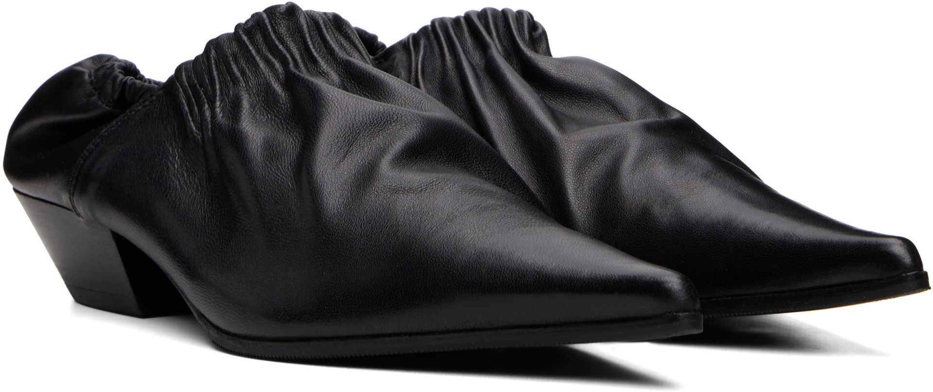 OUR LEGACY - Chaussures à talon Ranch Envelope noires