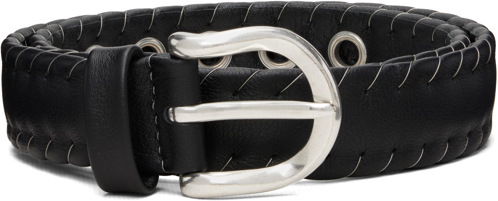 OUR LEGACY - Black Suture Belt