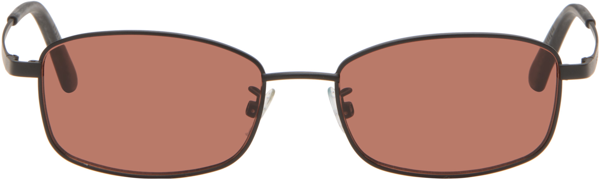 OUR LEGACY - Black Rectangular 'Librarian' Sunglasses