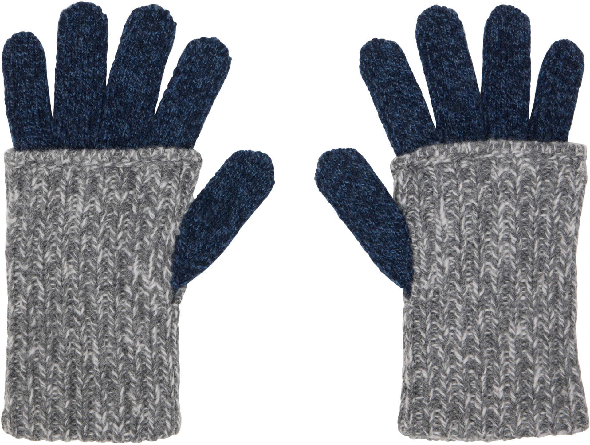 OUR LEGACY - Gray & Navy Fold Gloves