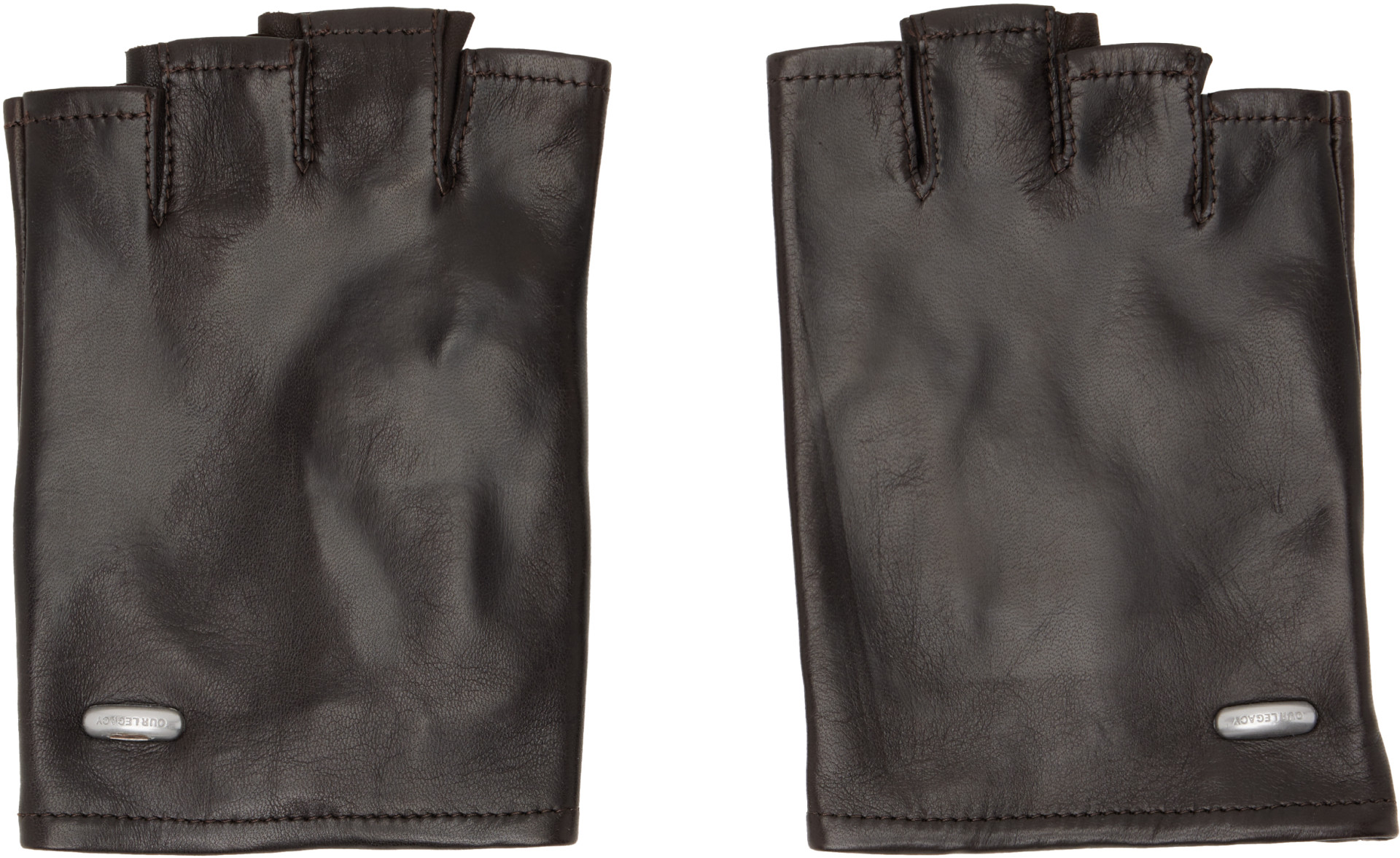 OUR LEGACY - Brown Biker Gloves