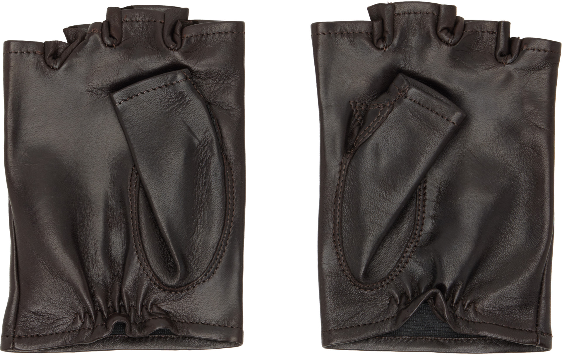 OUR LEGACY - Brown Biker Gloves