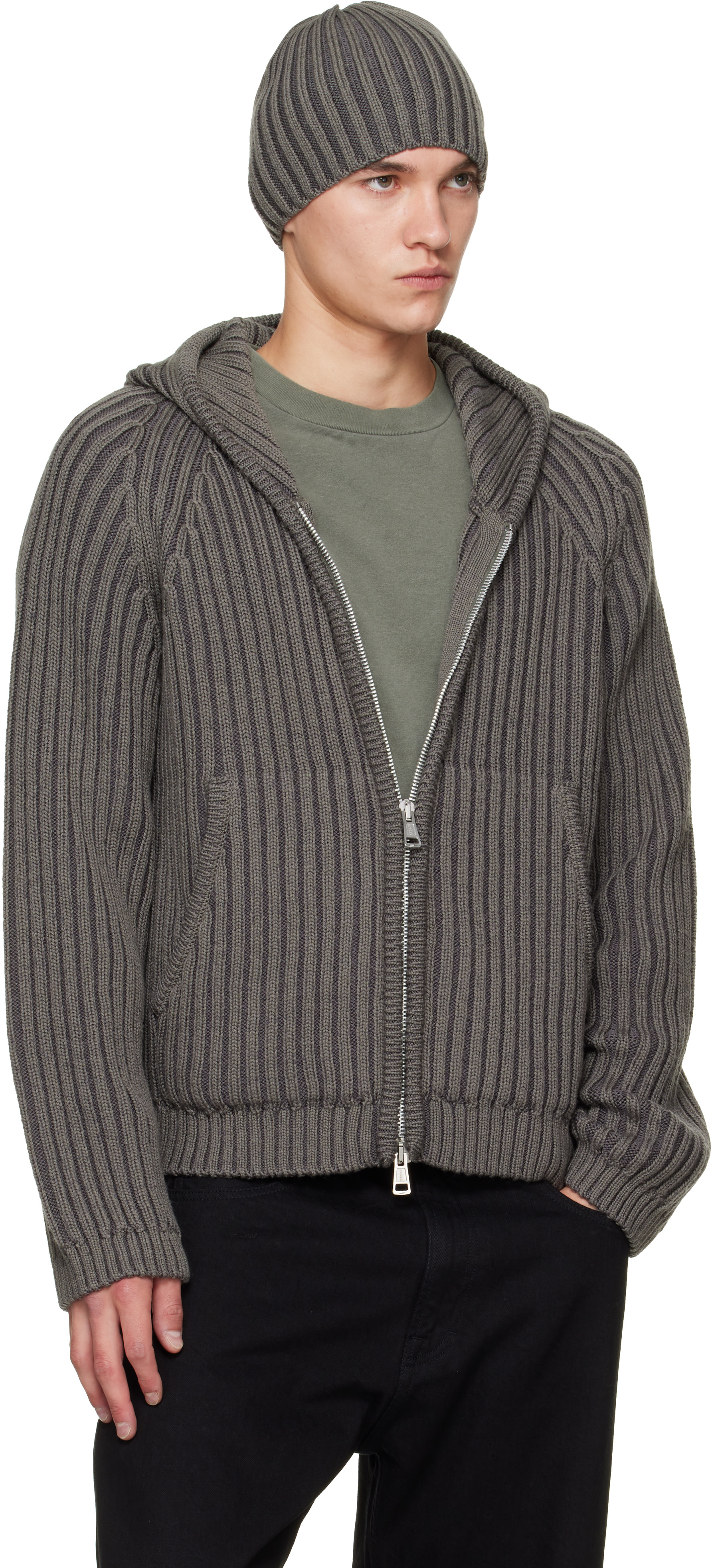 OUR LEGACY - Bonnet Boston gris