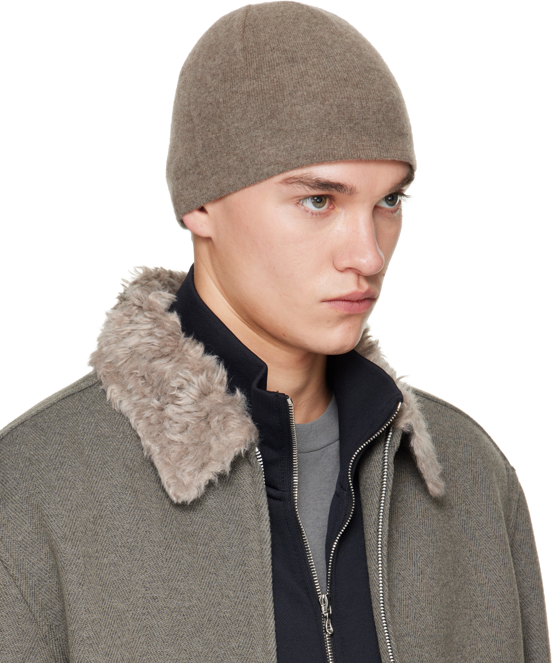OUR LEGACY - Taupe Wool Beanie