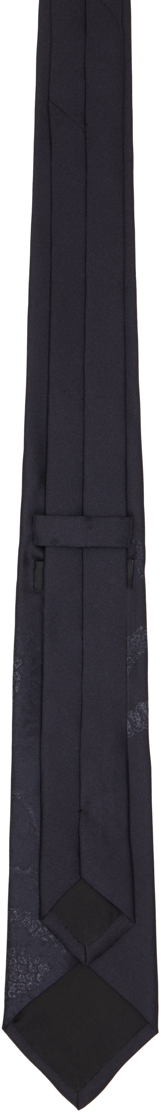 OUR LEGACY - Navy Silk Tie
