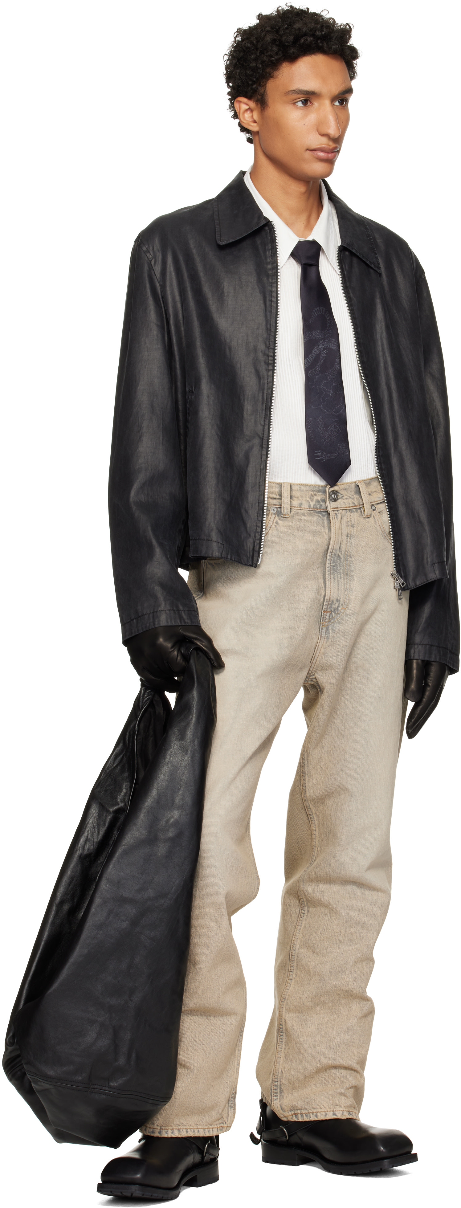 OUR LEGACY - Cabas Drip noir