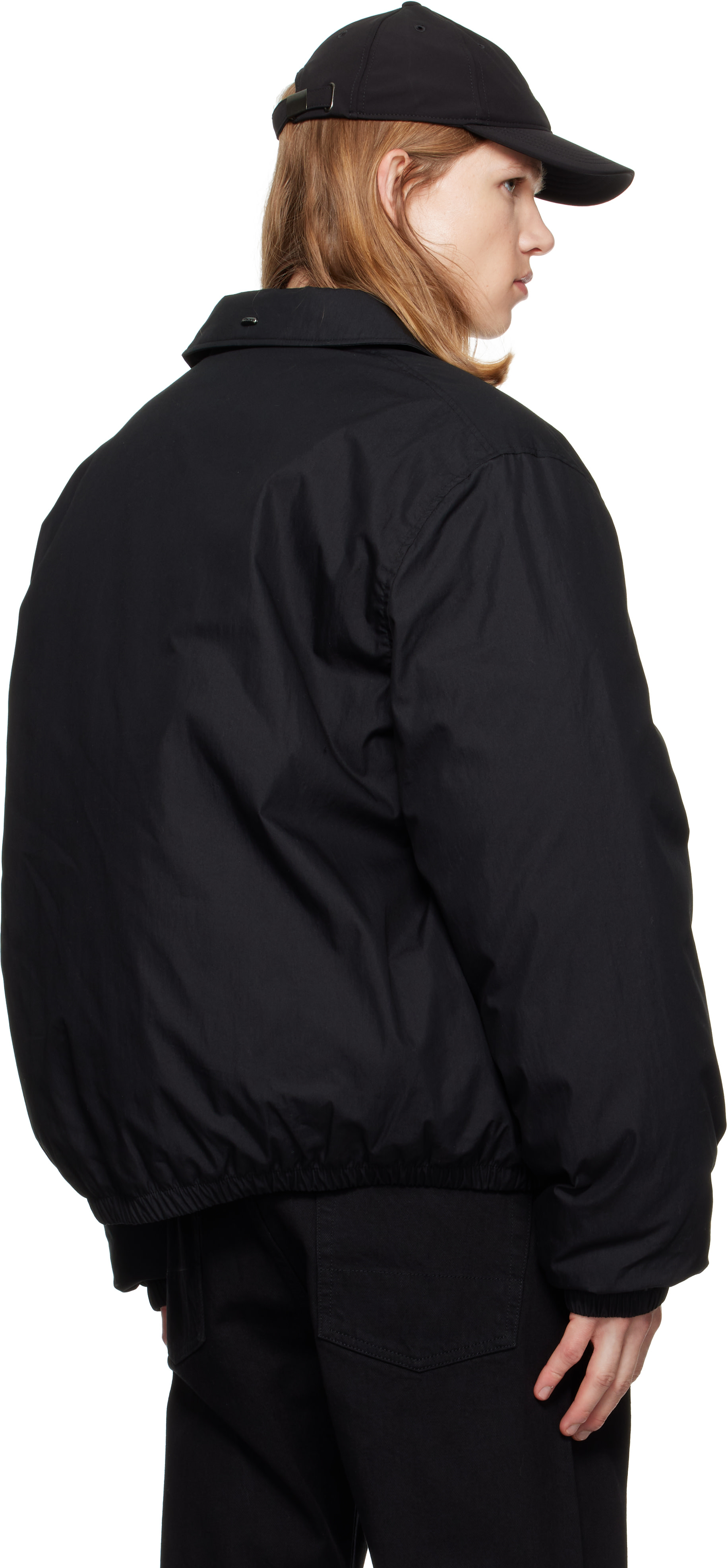 OUR LEGACY - Black Avenue Puffa Down Bomber Jacket