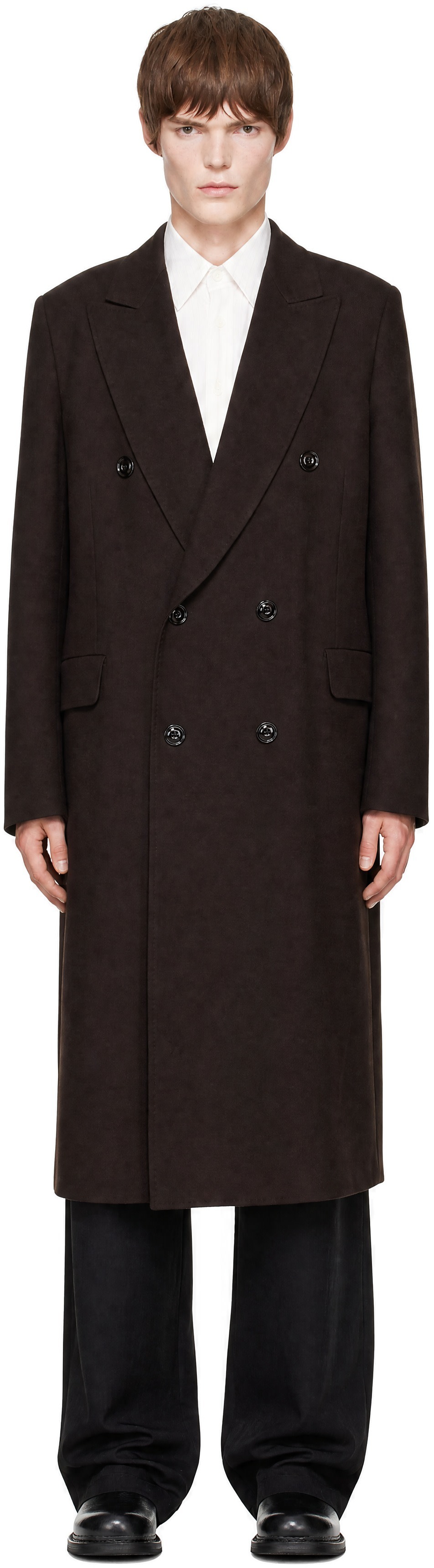 OUR LEGACY - Brown Extended Whale Coat