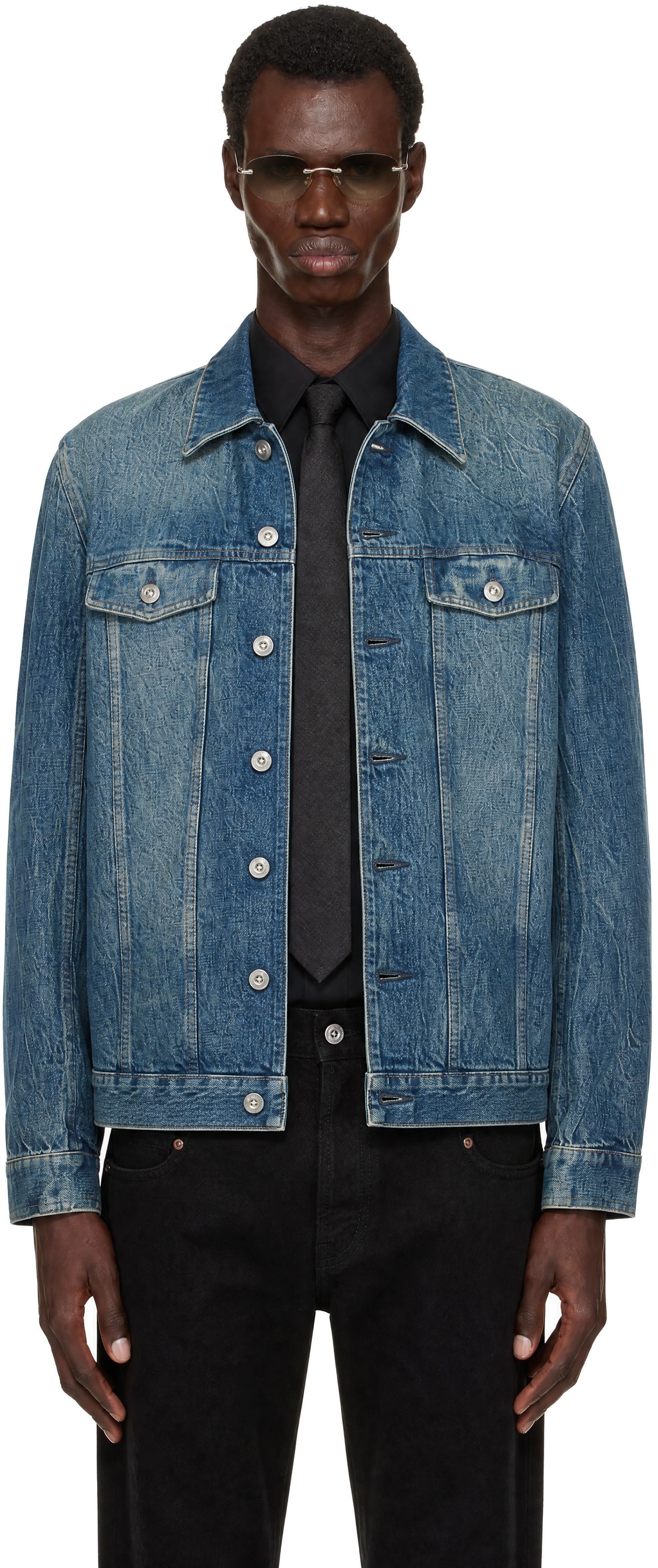 OUR LEGACY - Blouson Shackle bleu