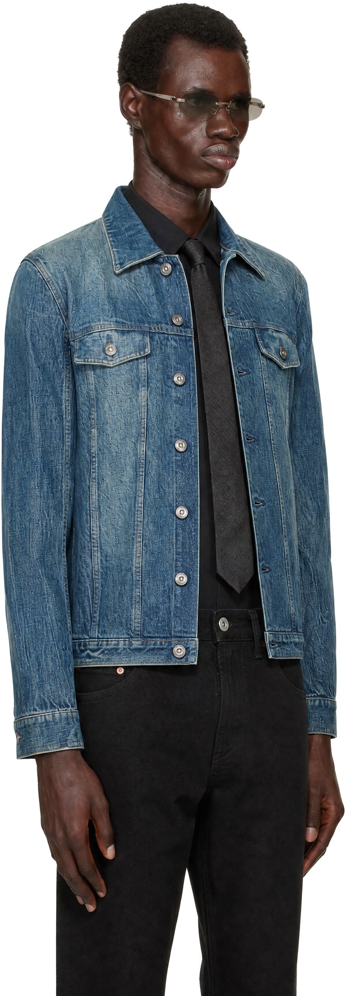 OUR LEGACY - Blouson Shackle bleu