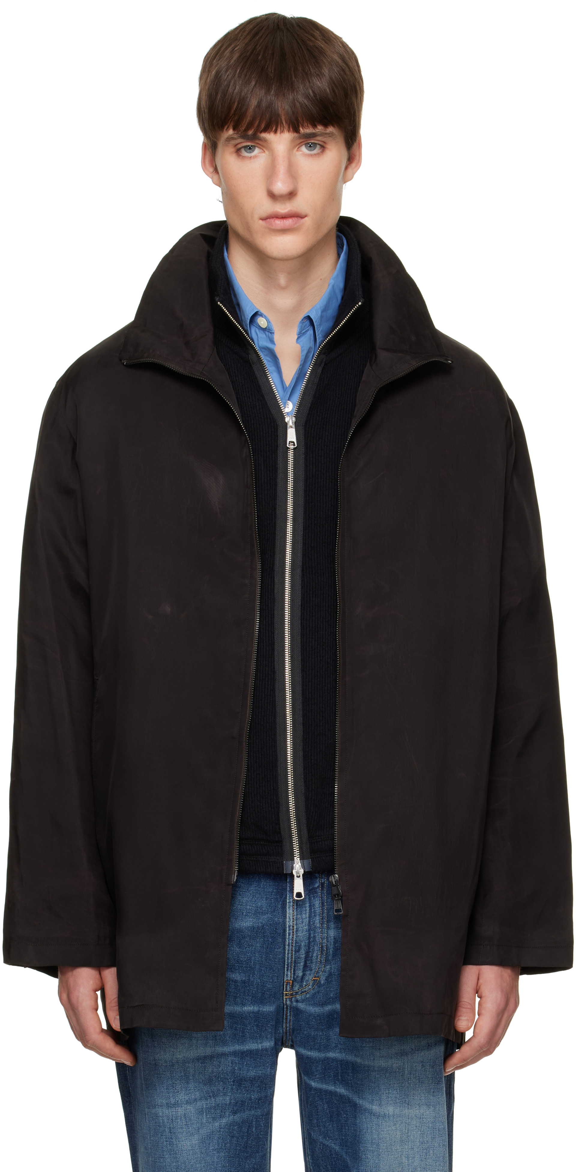 OUR LEGACY - Blouson Tiller brun