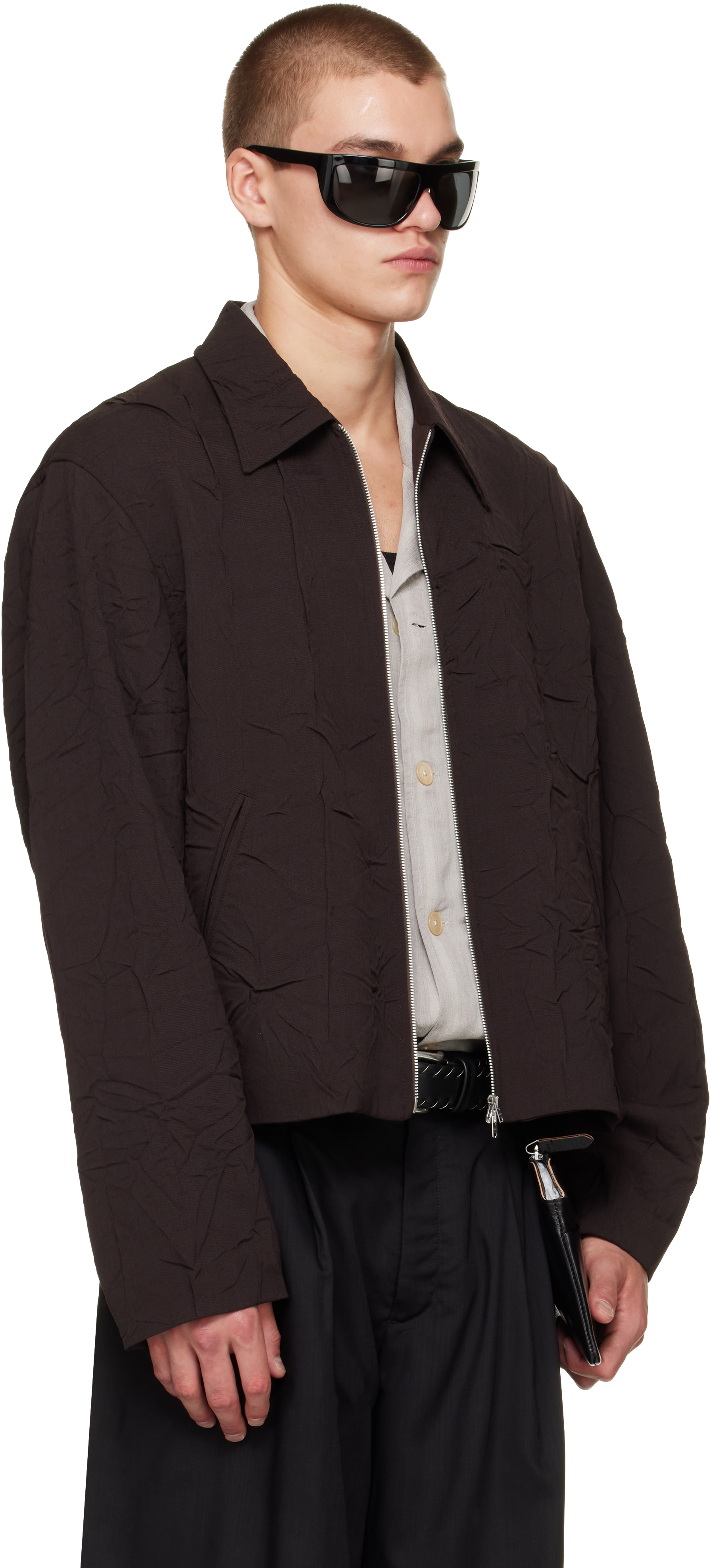 OUR LEGACY - Brown Mini Jacket