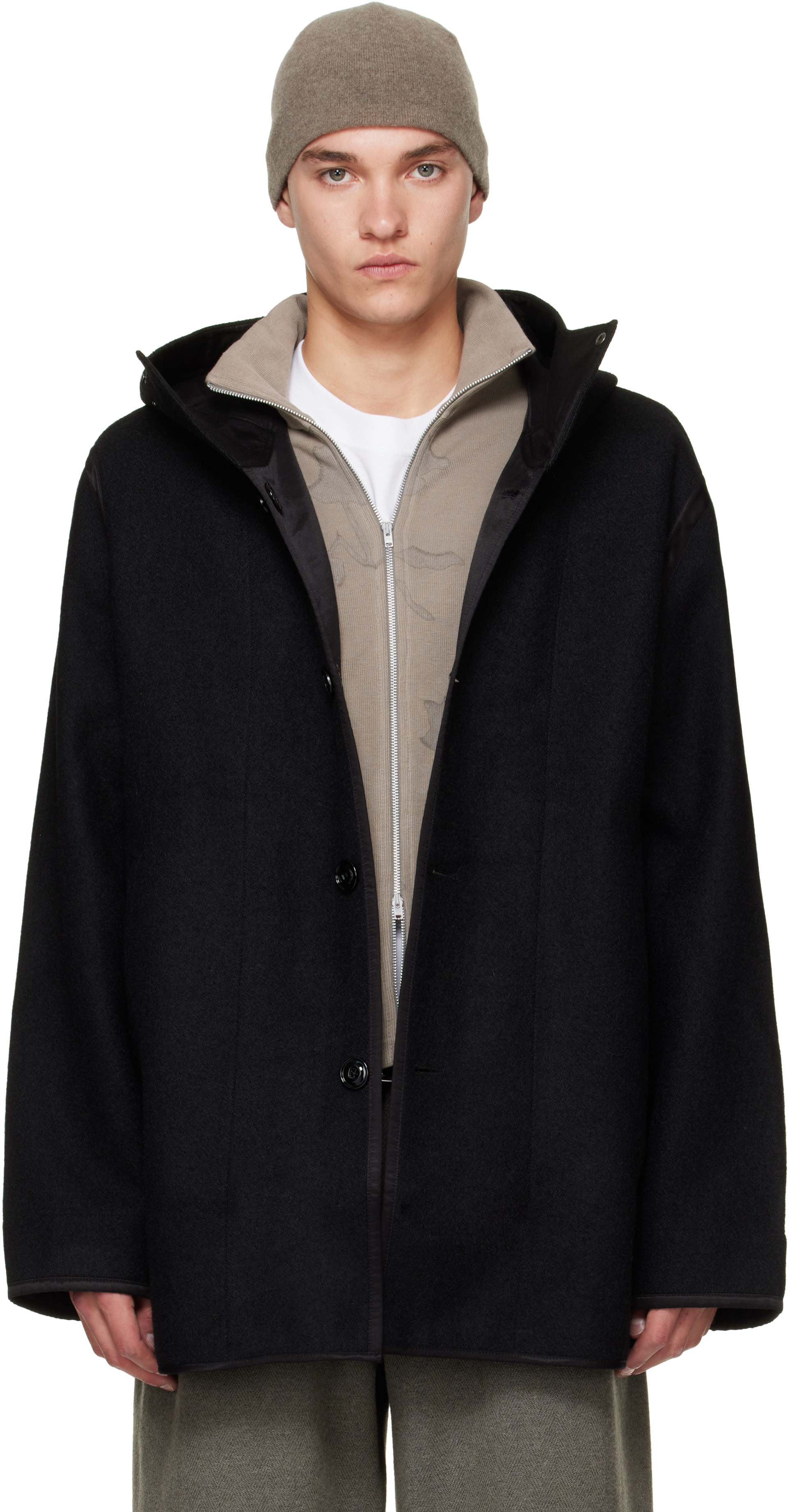OUR LEGACY - Black Reversible Liner Jacket