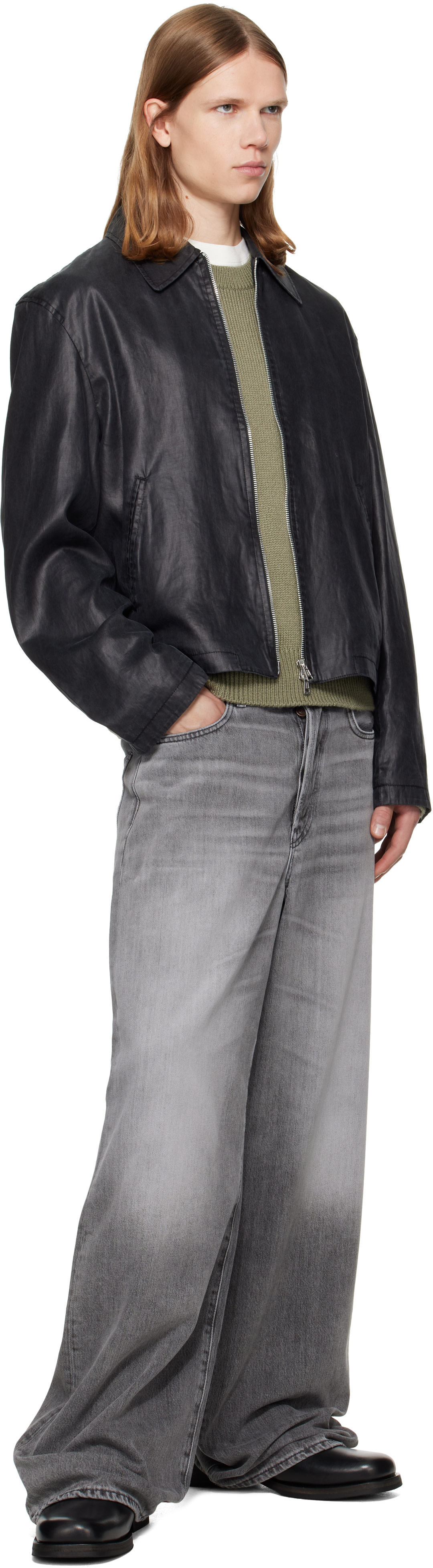 OUR LEGACY - Black Mini Worker Jacket