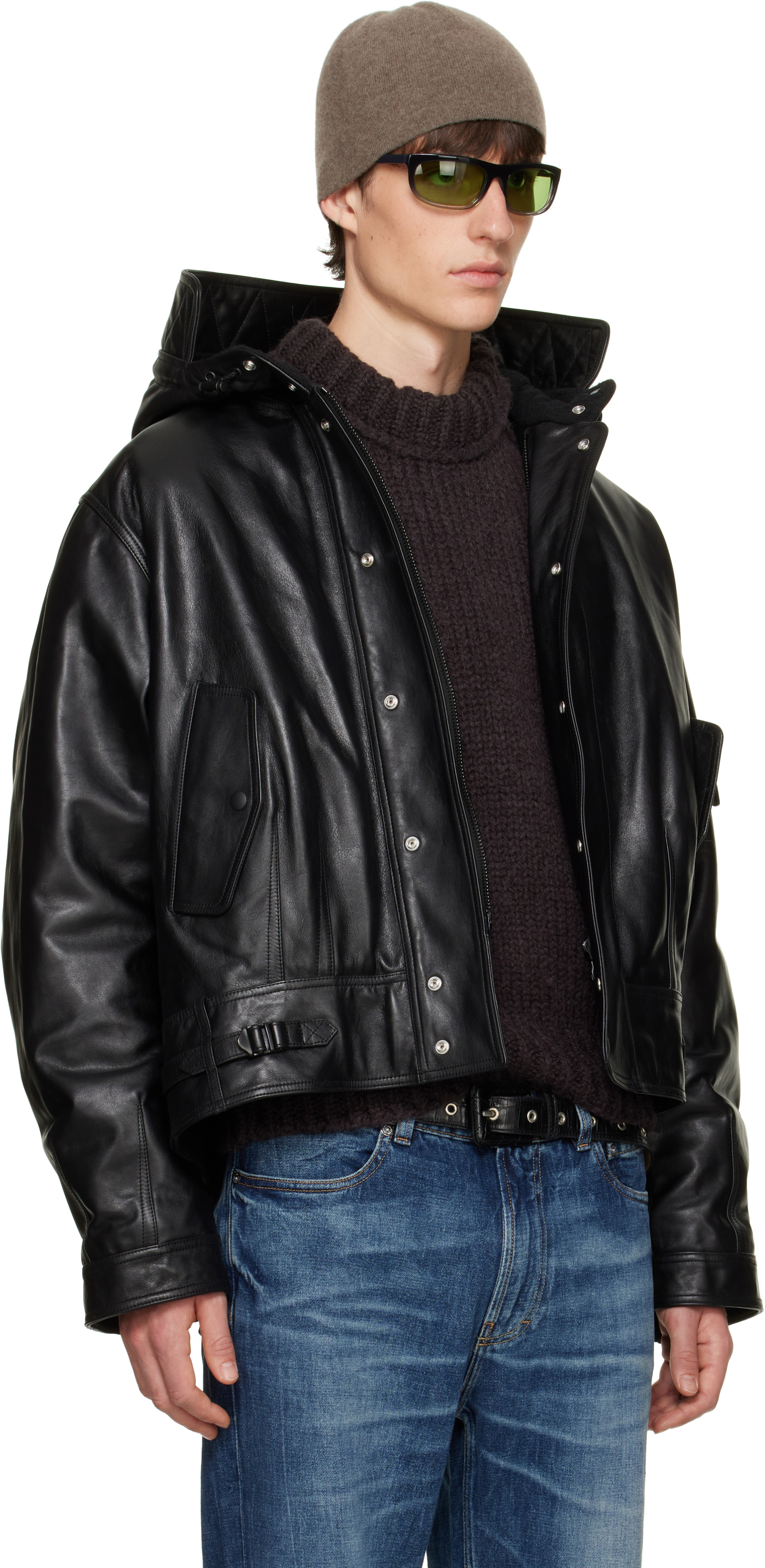 OUR LEGACY - Black Orbit Leather Jacket