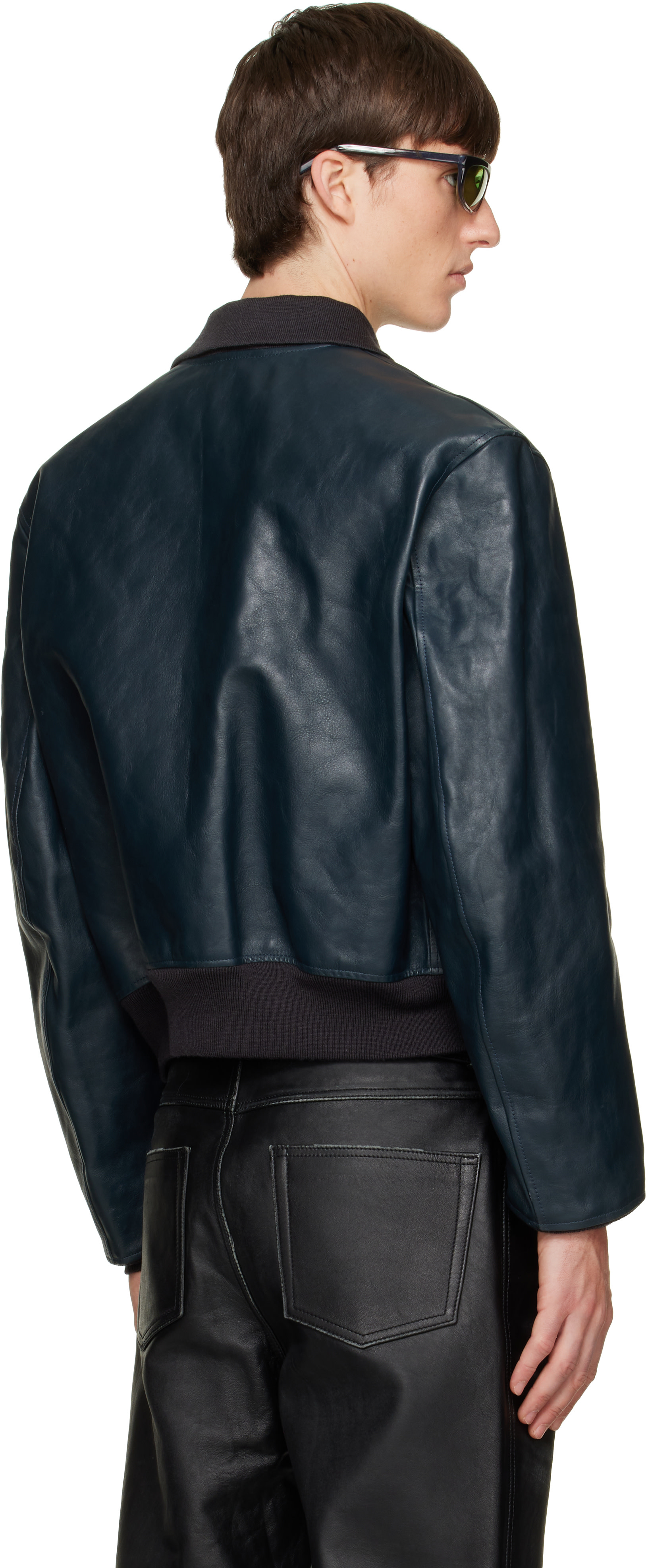 OUR LEGACY - Blue Mini Bomber Jacket