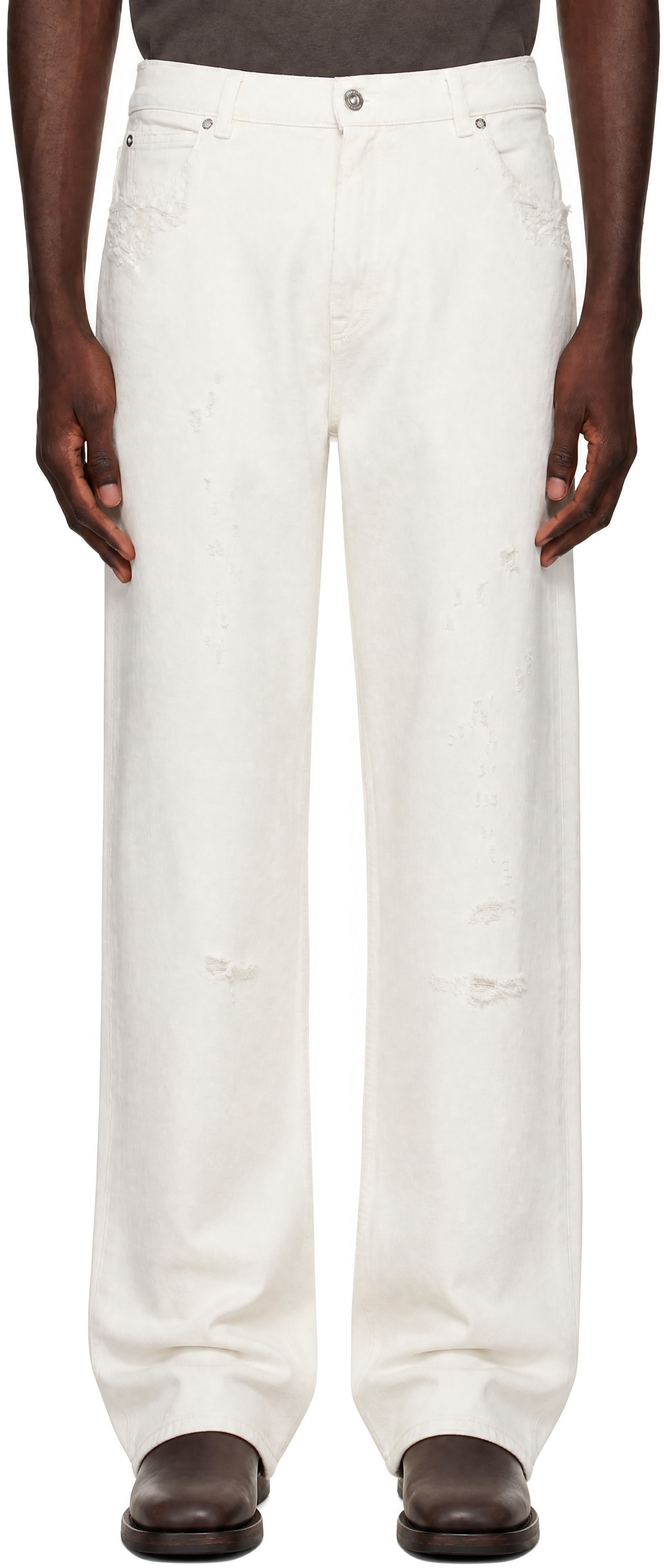 OUR LEGACY - Off-White Vast Cut Jeans