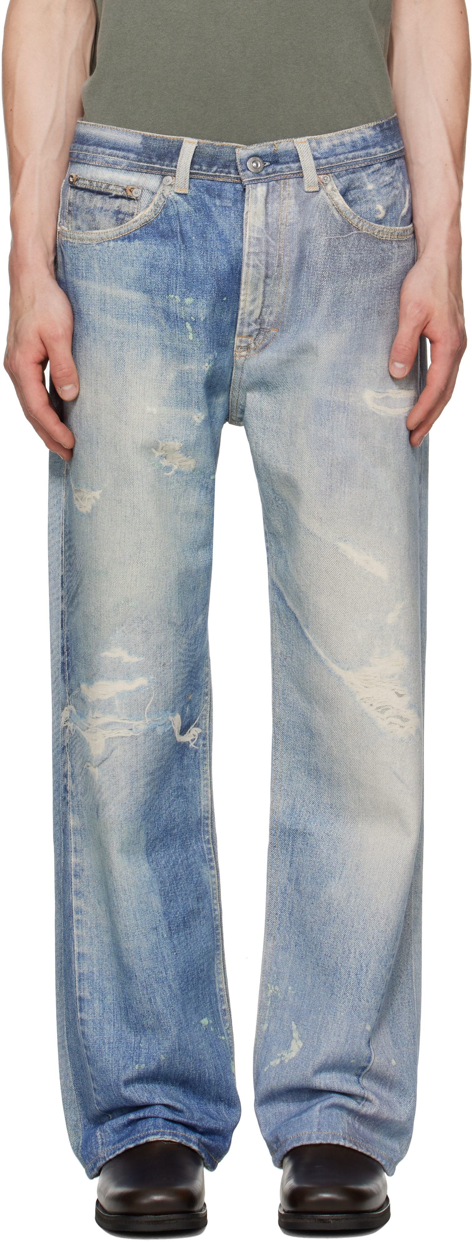 OUR LEGACY - Jean Third Cut bleu