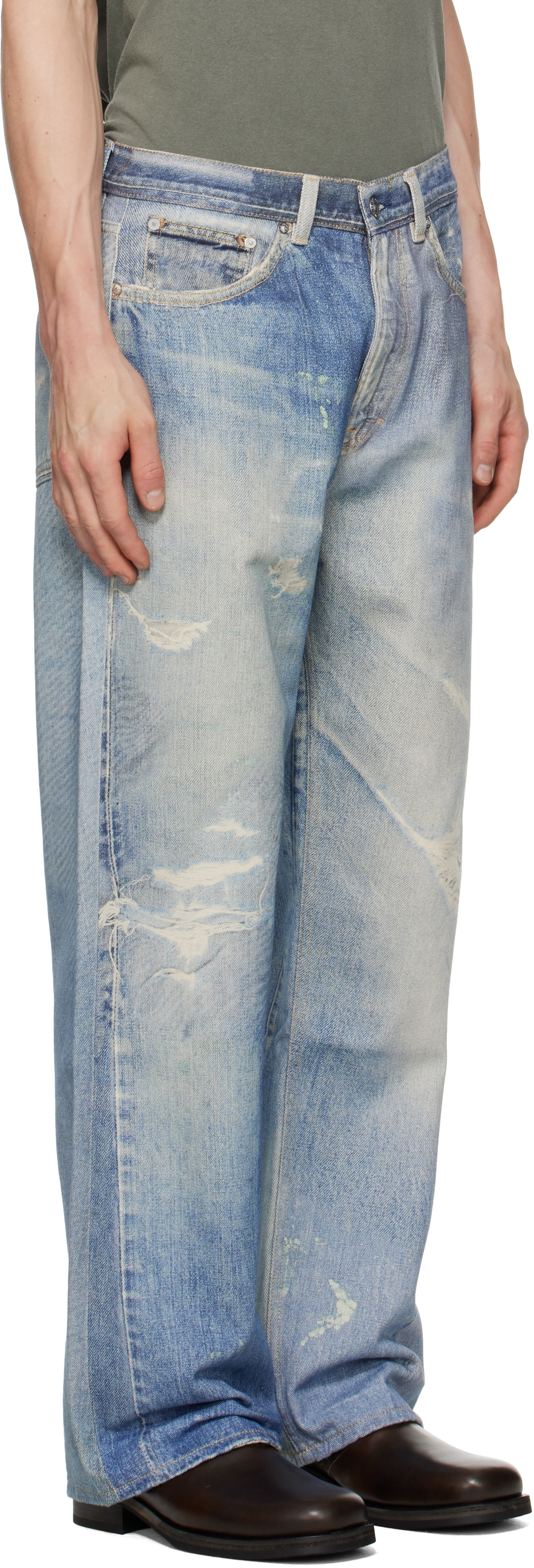 OUR LEGACY - Jean Third Cut bleu