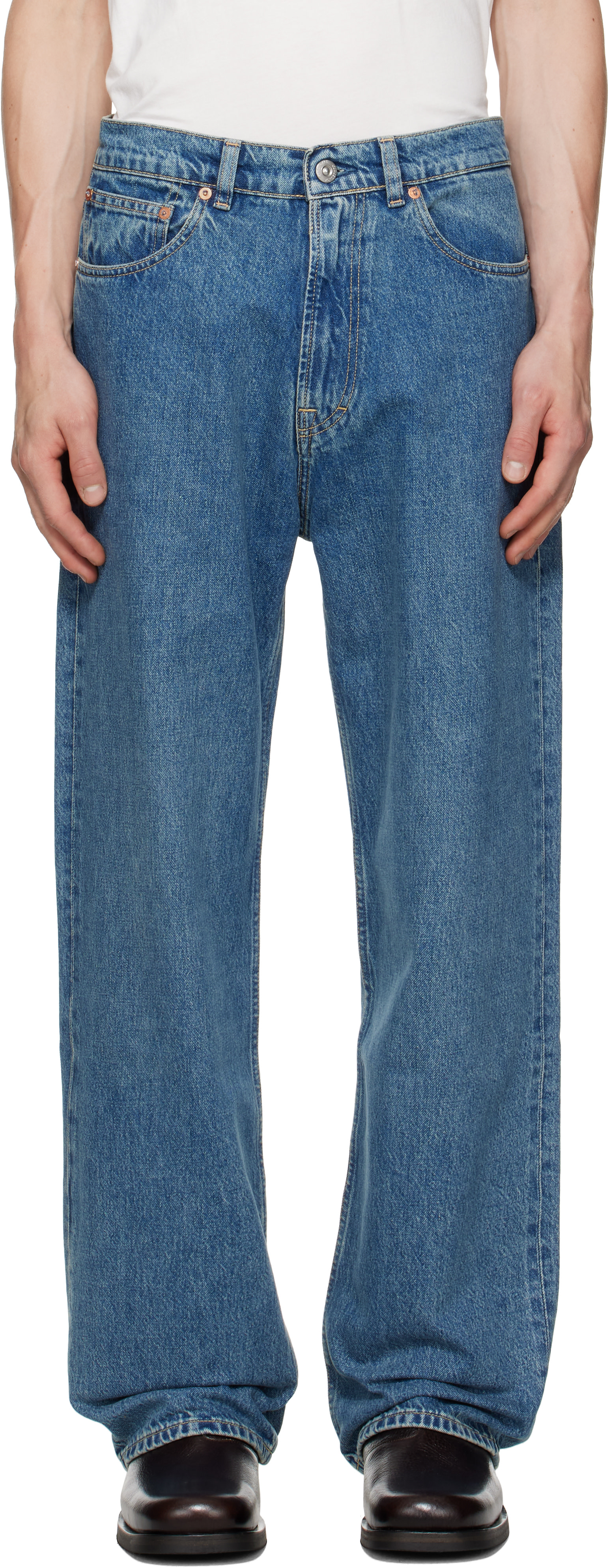 OUR LEGACY - Jean Third Cut bleu