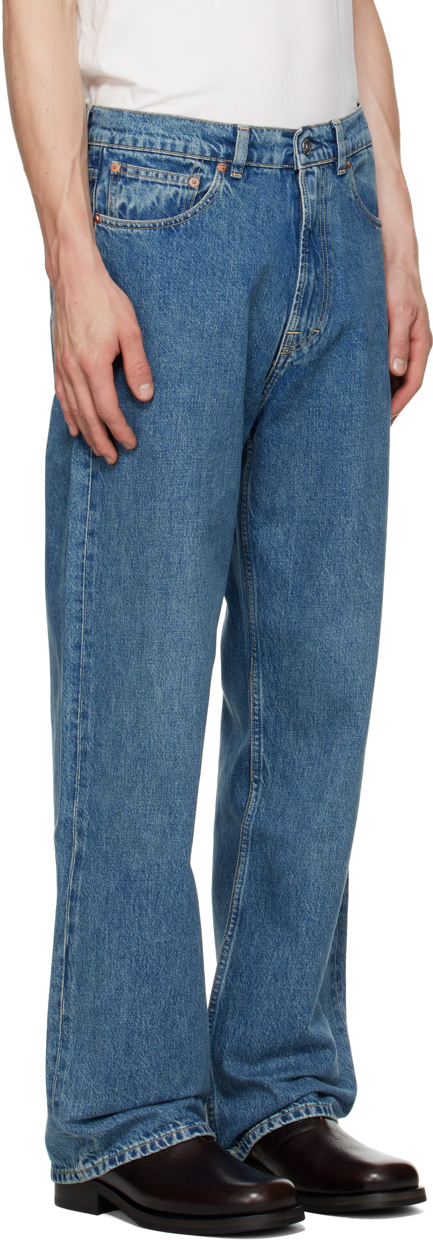 OUR LEGACY - Jean Third Cut bleu