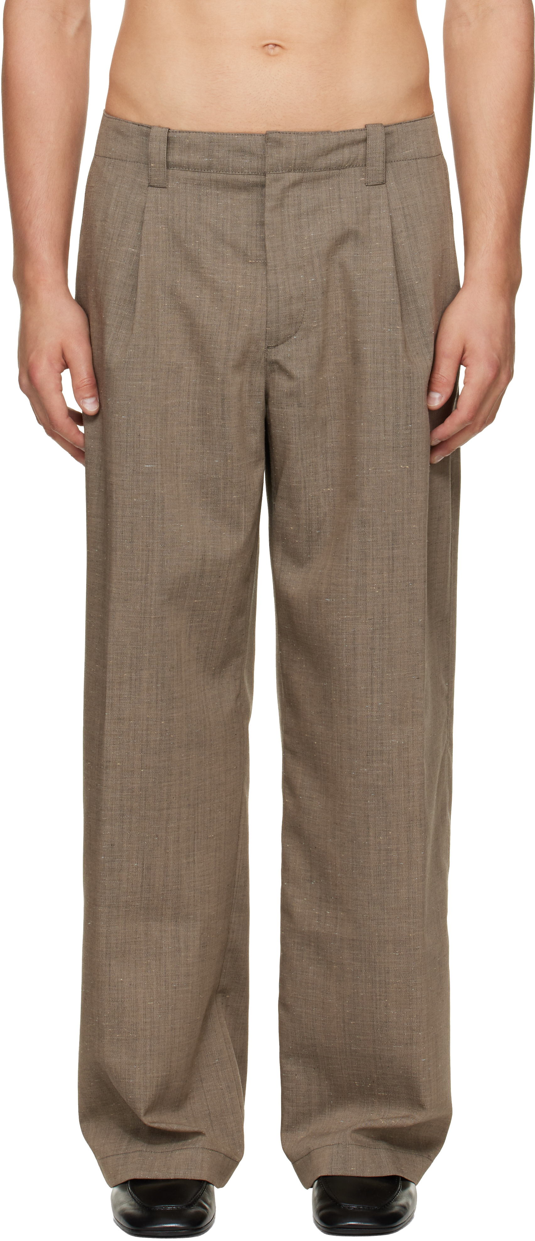 OUR LEGACY: Brown Still Chino Trousers | SSENSE Germany